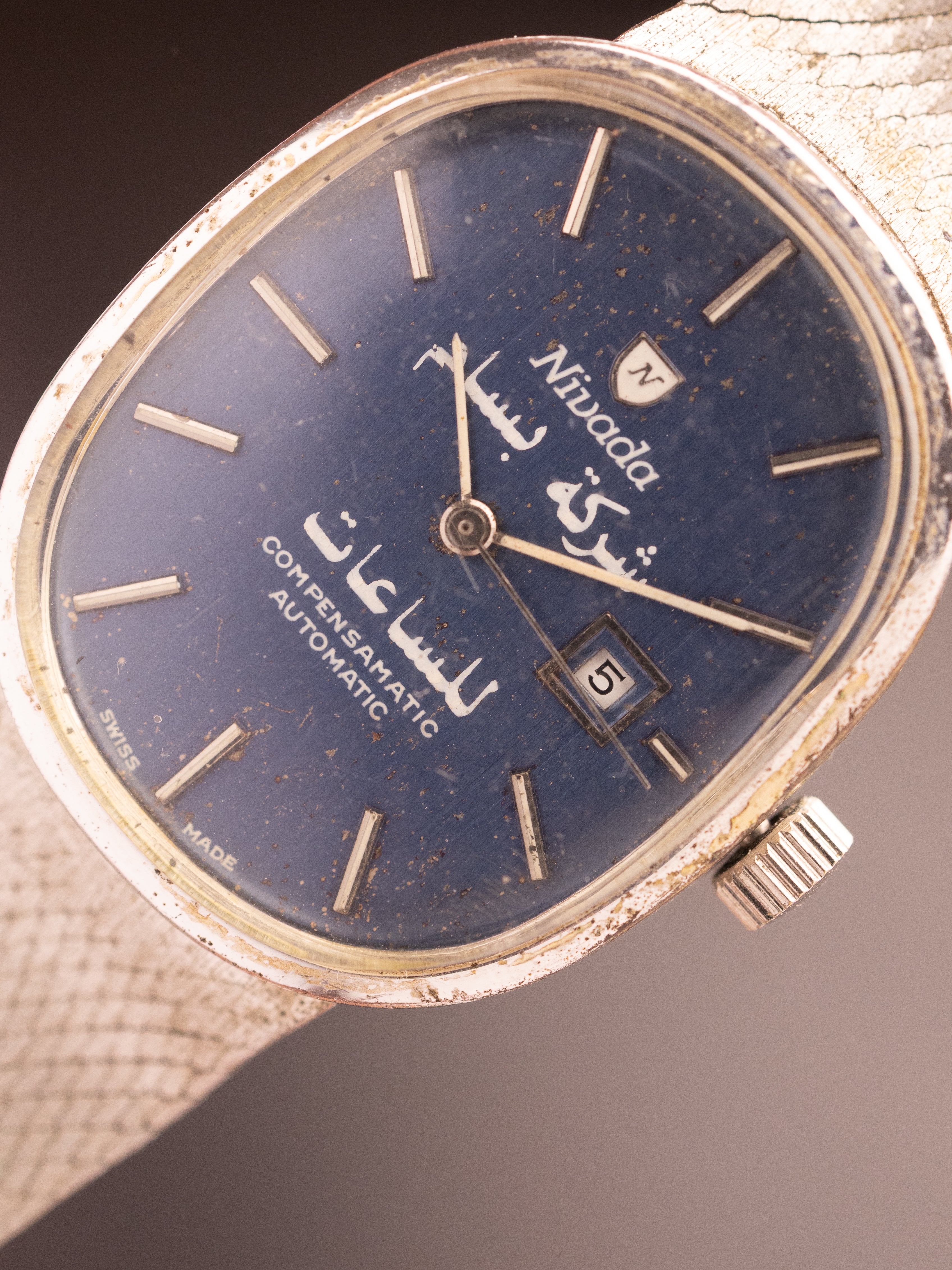 Nivada Ellipse Compensematic Arabic Dial (Ref. 28018 5651) (28mm; Automatic) (Rare)