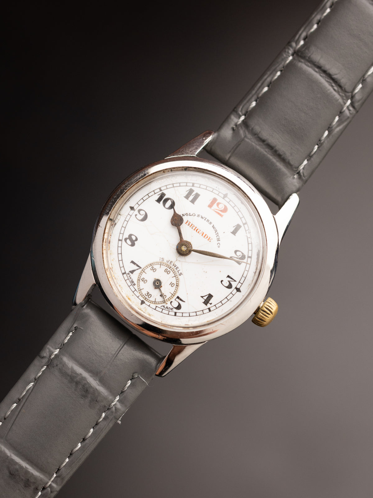 Anglo Swiss Brigade Subsecond Super (Ref. 493514) (28mm; Manual) (Rare)