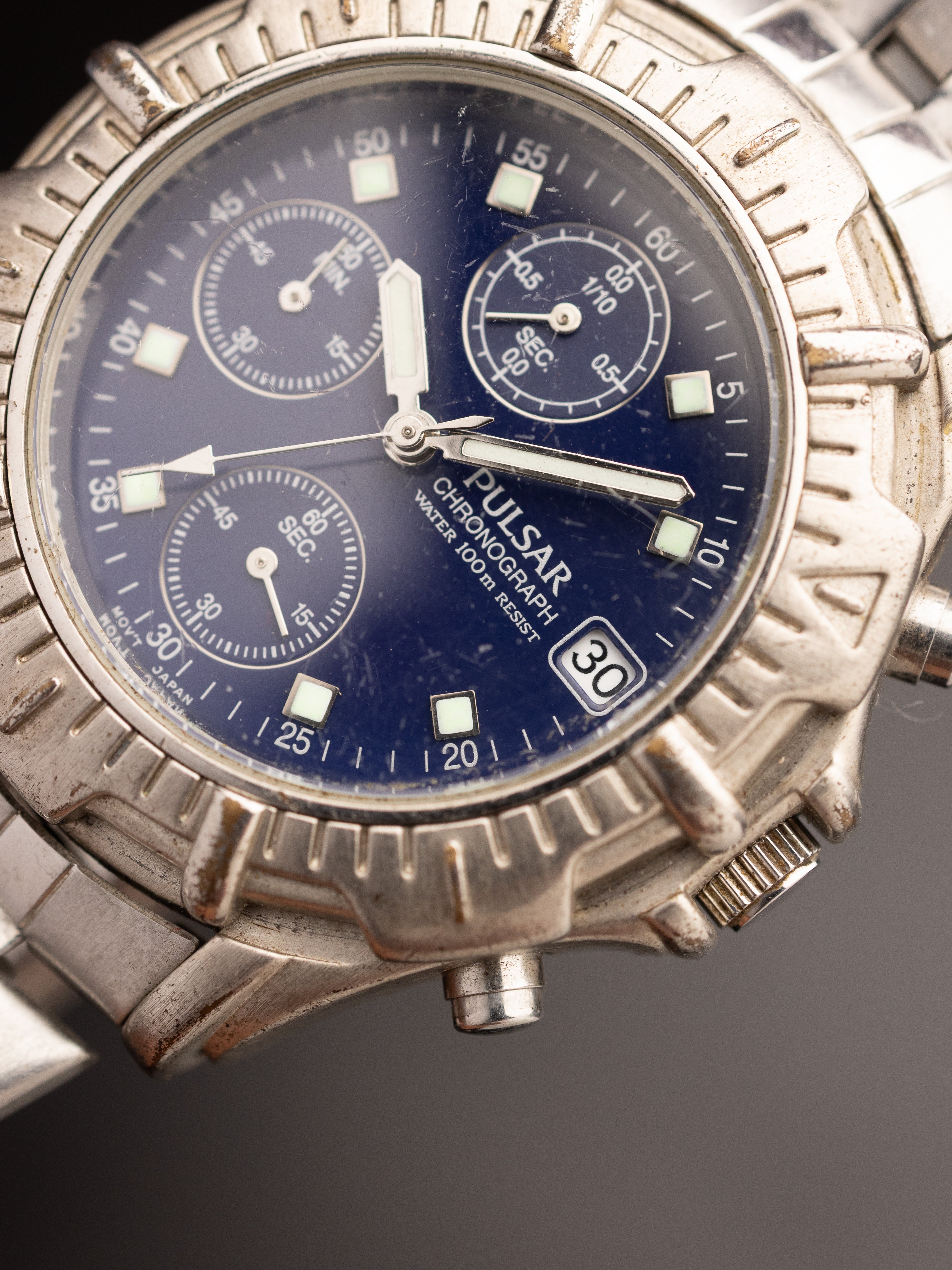 Pulsar By Seiko Chronograph (Ref. V657-X018) (42mm; Quartz)