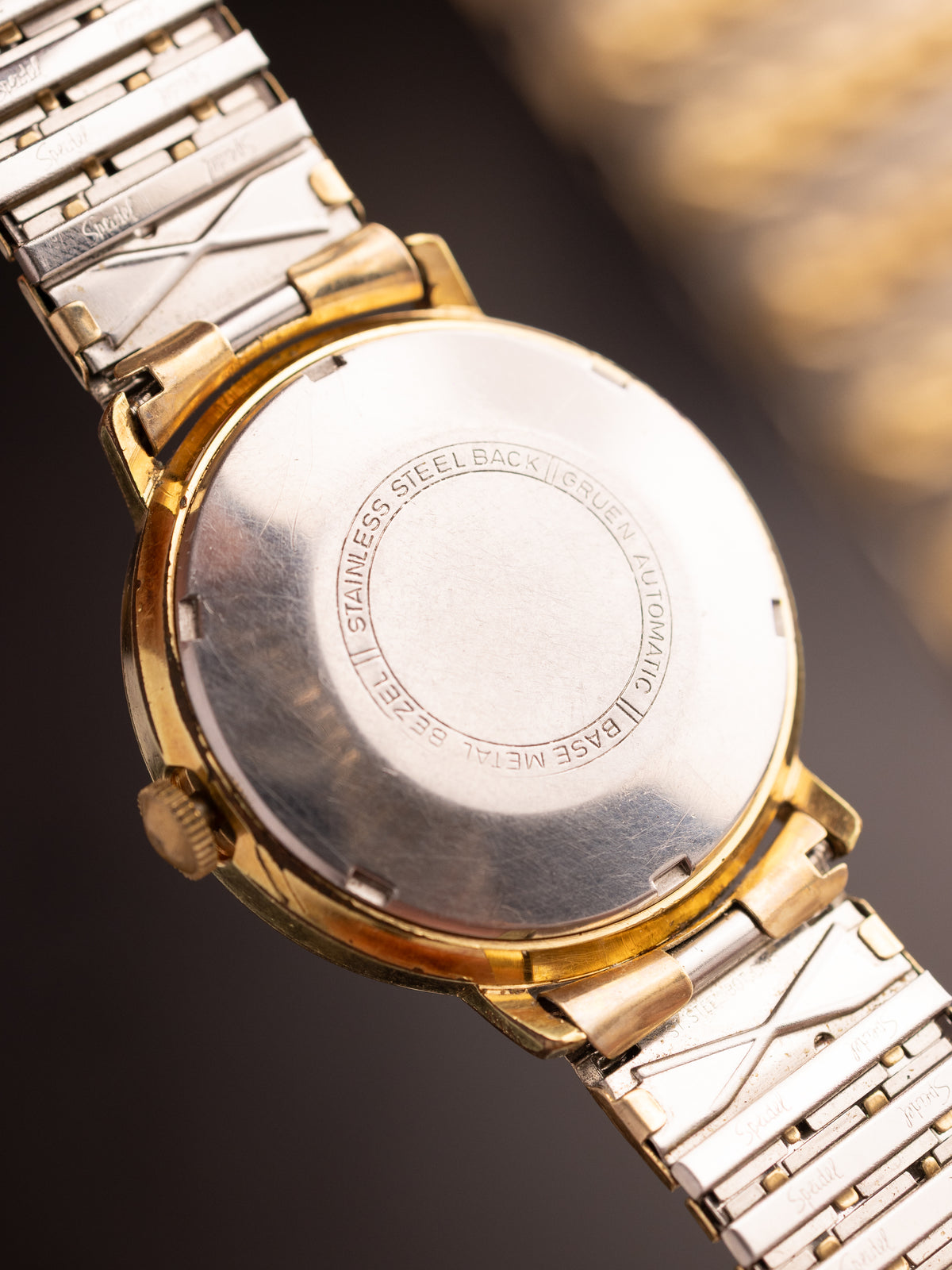 Gruen Precision Gold Super (Ref. Unknown) (34mm; Automatic) (Rare)