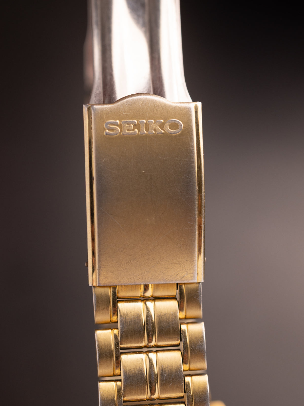 Seiko Chronograph Gold Dancing Hands Ultra 441471 (Ref. 7T32-6569 A4) (39mm; Quartz) (Rare)