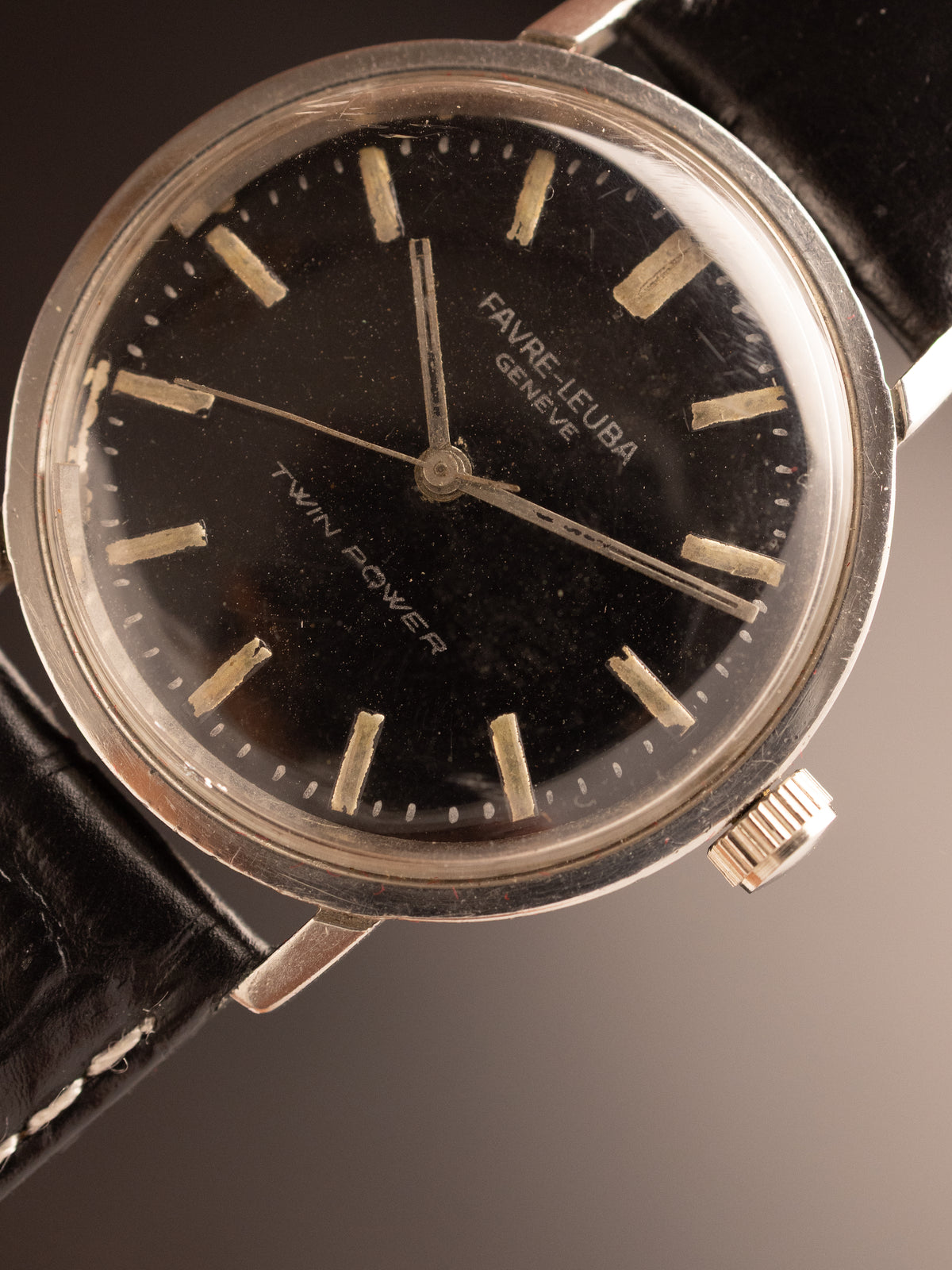 Favre Leuba Twin Power Black RP Dial (Ref. 61073) (34mm; )