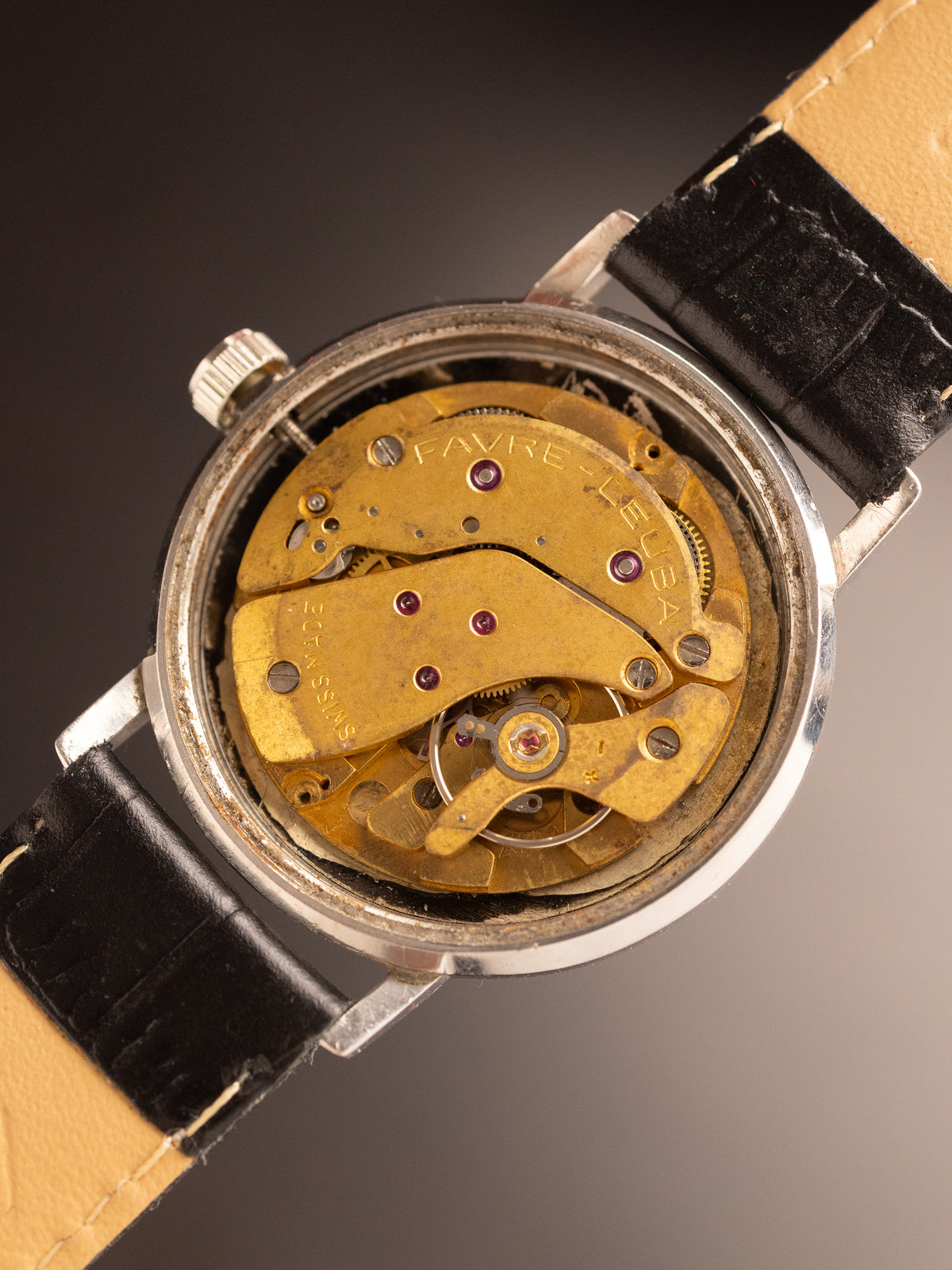 Favre Leuba Twin Power Black RP Dial (Ref. 61073) (34mm; )