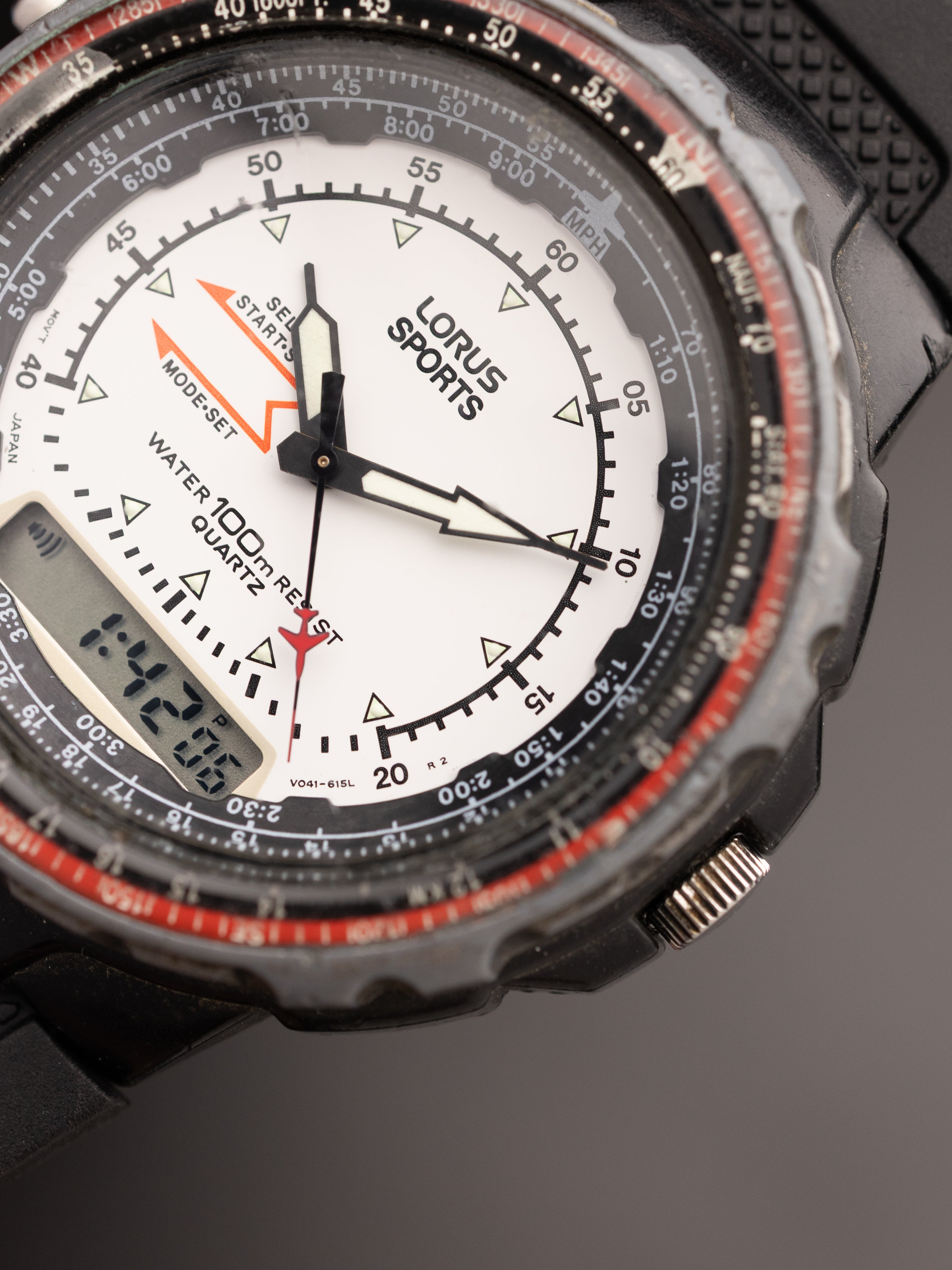 Lorus Sports Pilot Aviator by Seiko Ana-Digi (Ref. V041-6050) (44mm; Quartz)