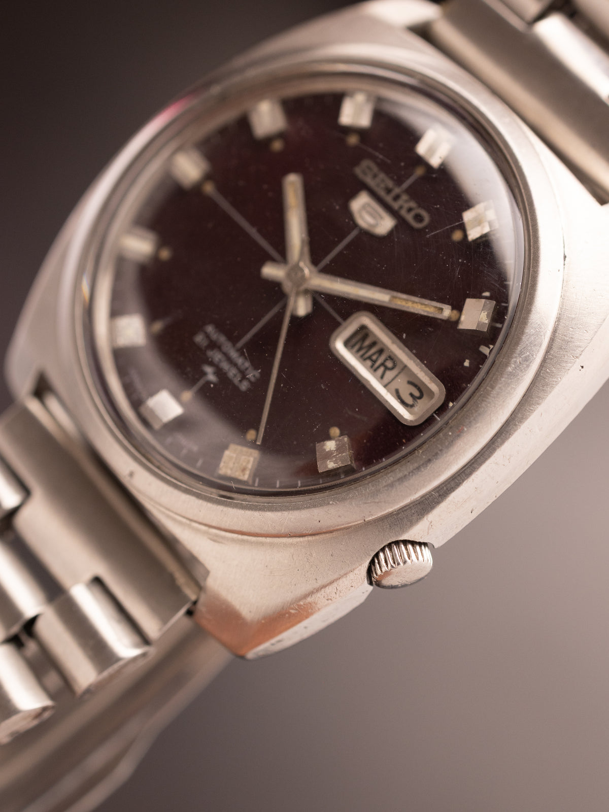 Seiko 5 JDM Hi Beat Deep 780042 (Ref. 7019-7110) (37mm; Automatic) (Very Rare)