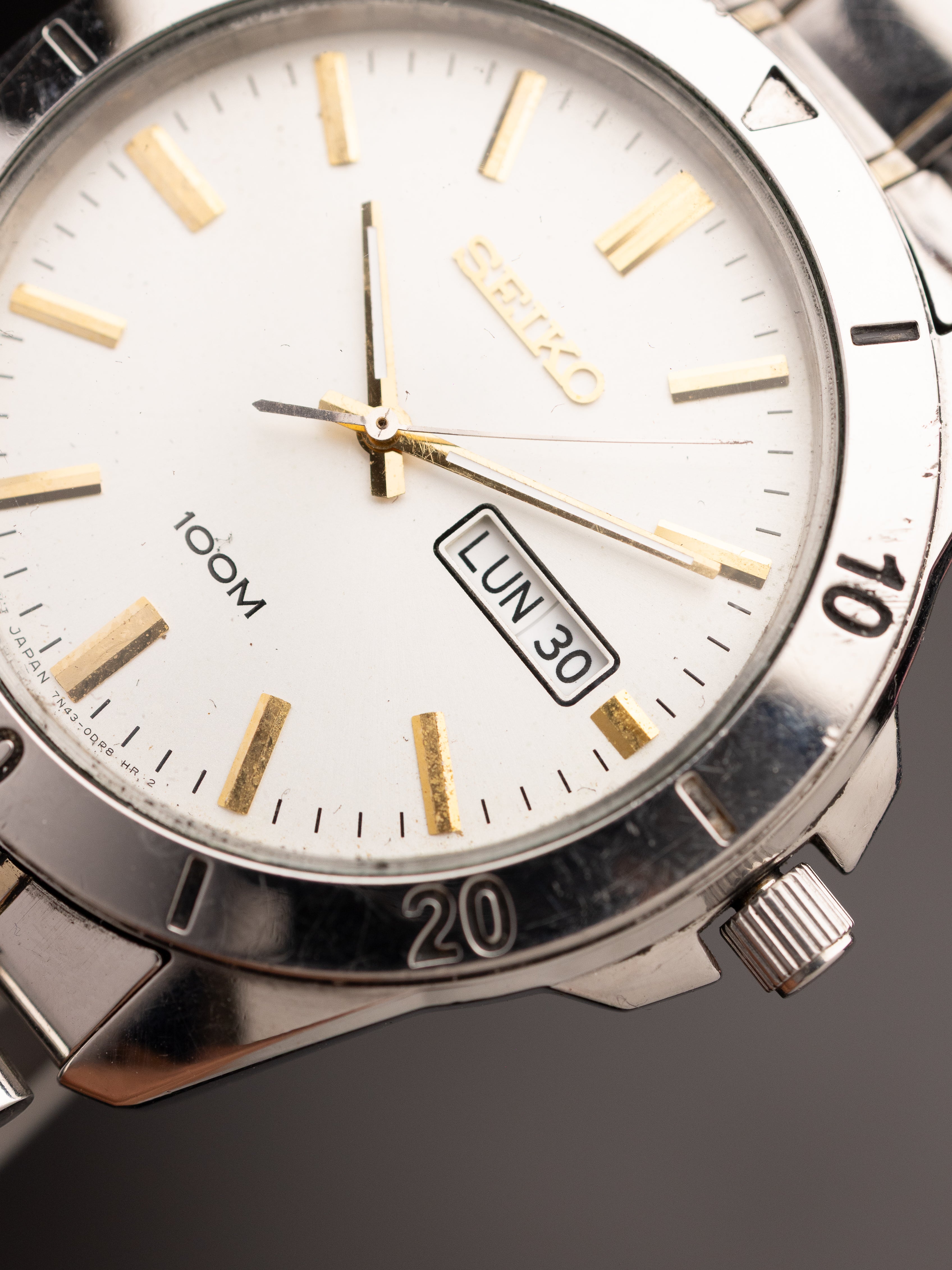 Seiko 100 M 202939 (Ref. 7N43-0BS0) (40mm; Quartz)