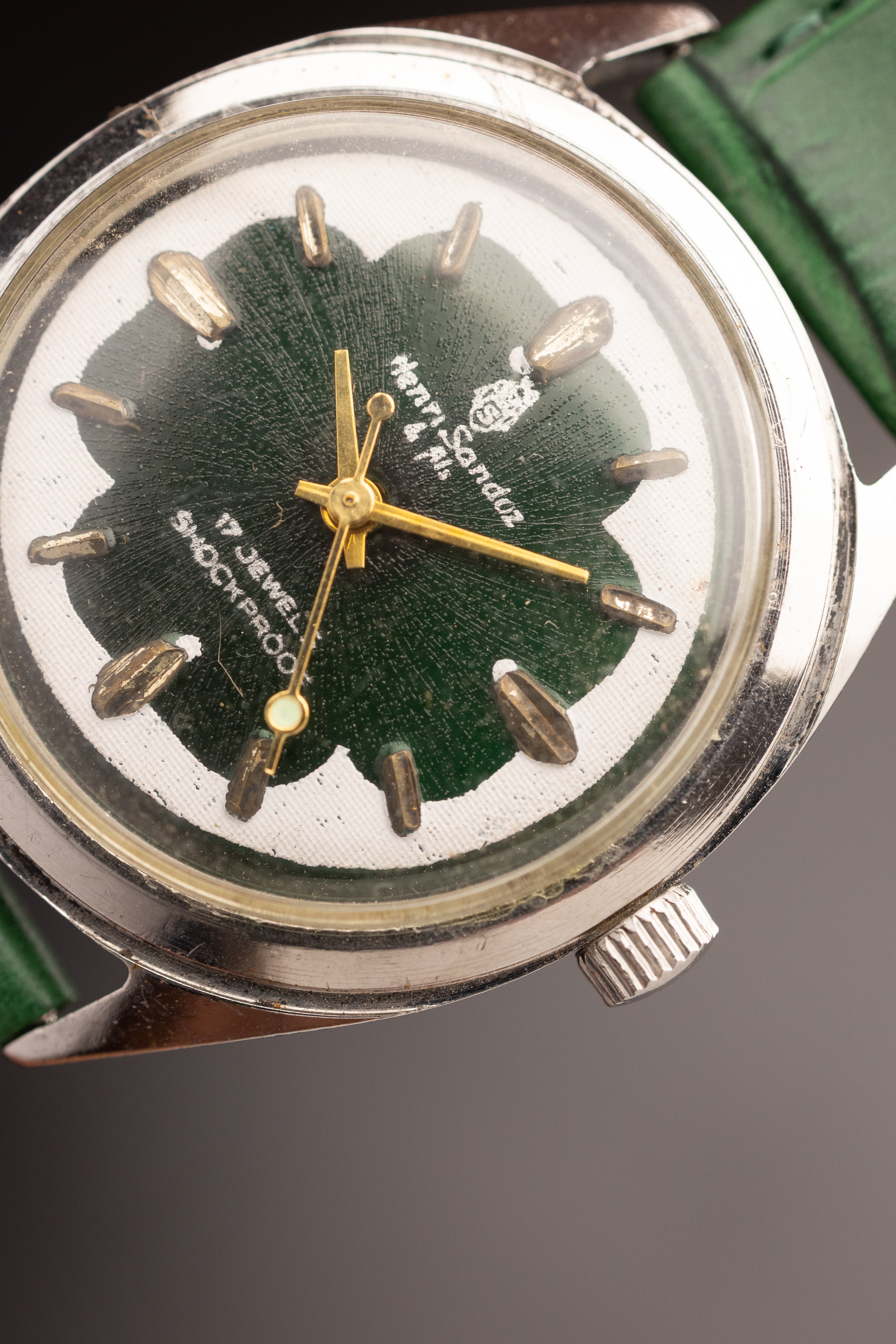 Henri Sandoz & Fils Green (Ref. 1761Y-88) (34mm; Manual) (Rare)