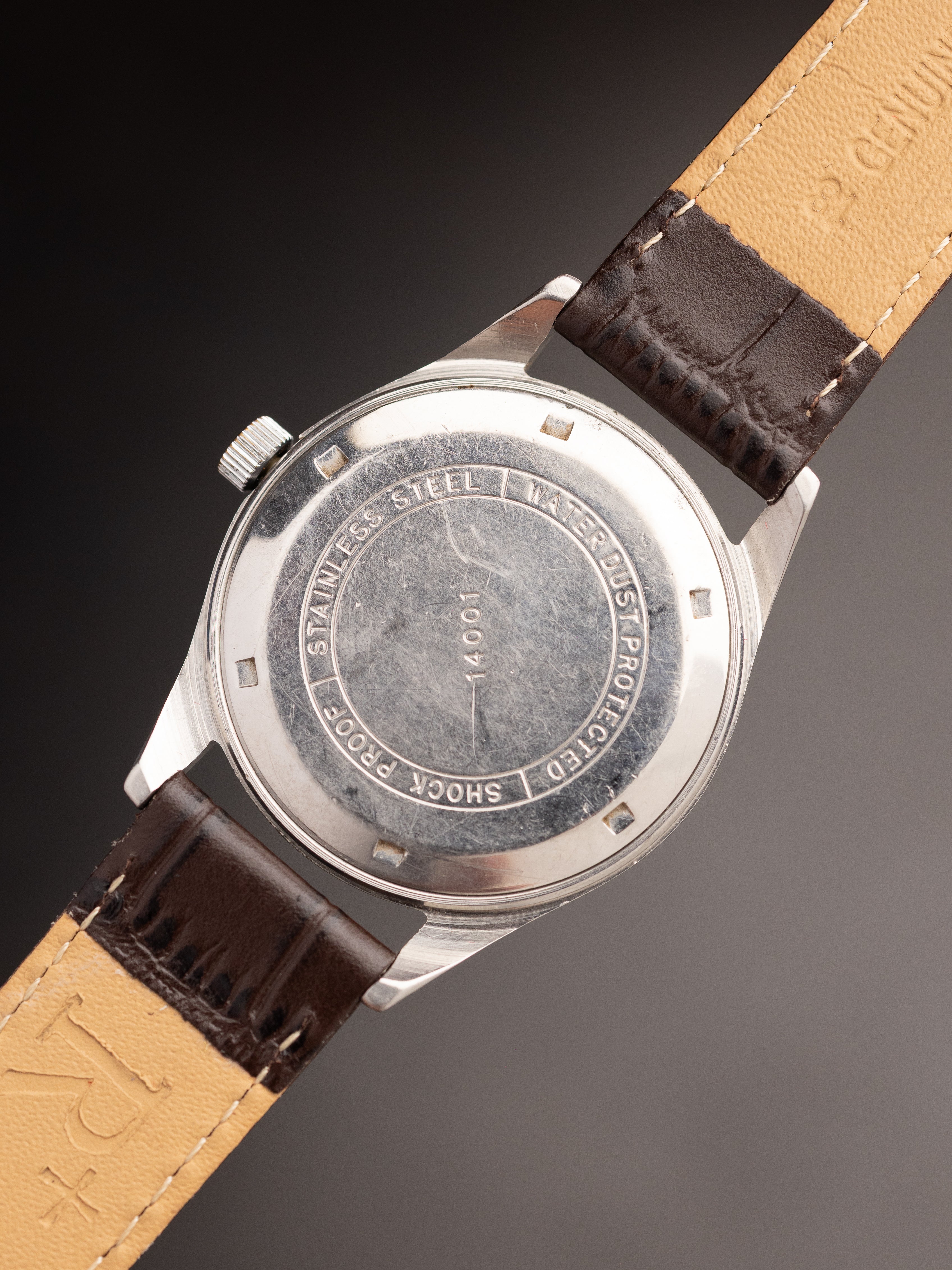 HMT Janata Classic Three Liner Gold Indices (Ref. 14001) (35mm; Manual) (Rare)