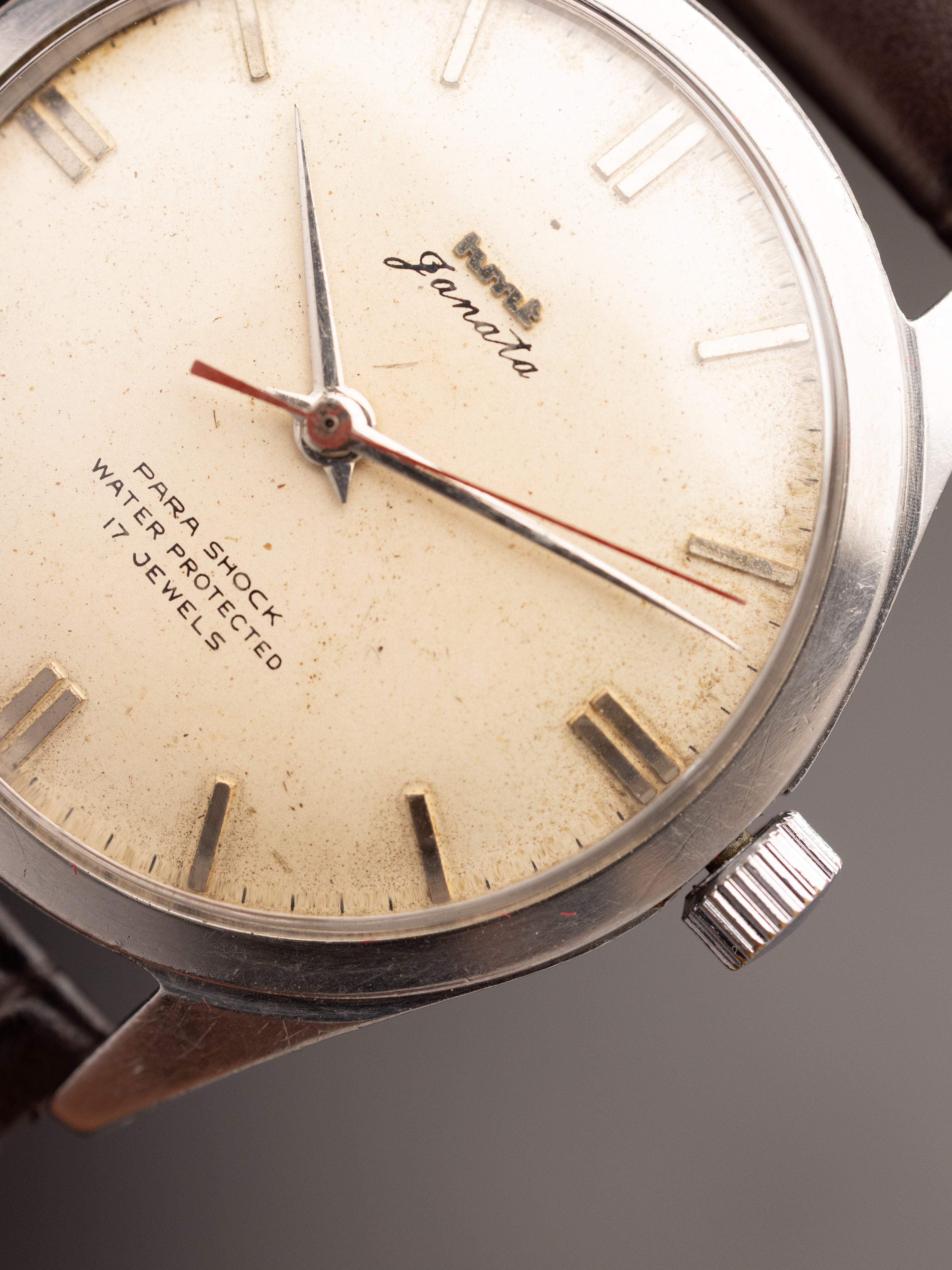 HMT Janata Classic Three Liner Gold Indices (Ref. 14001) (35mm; Manual) (Rare)