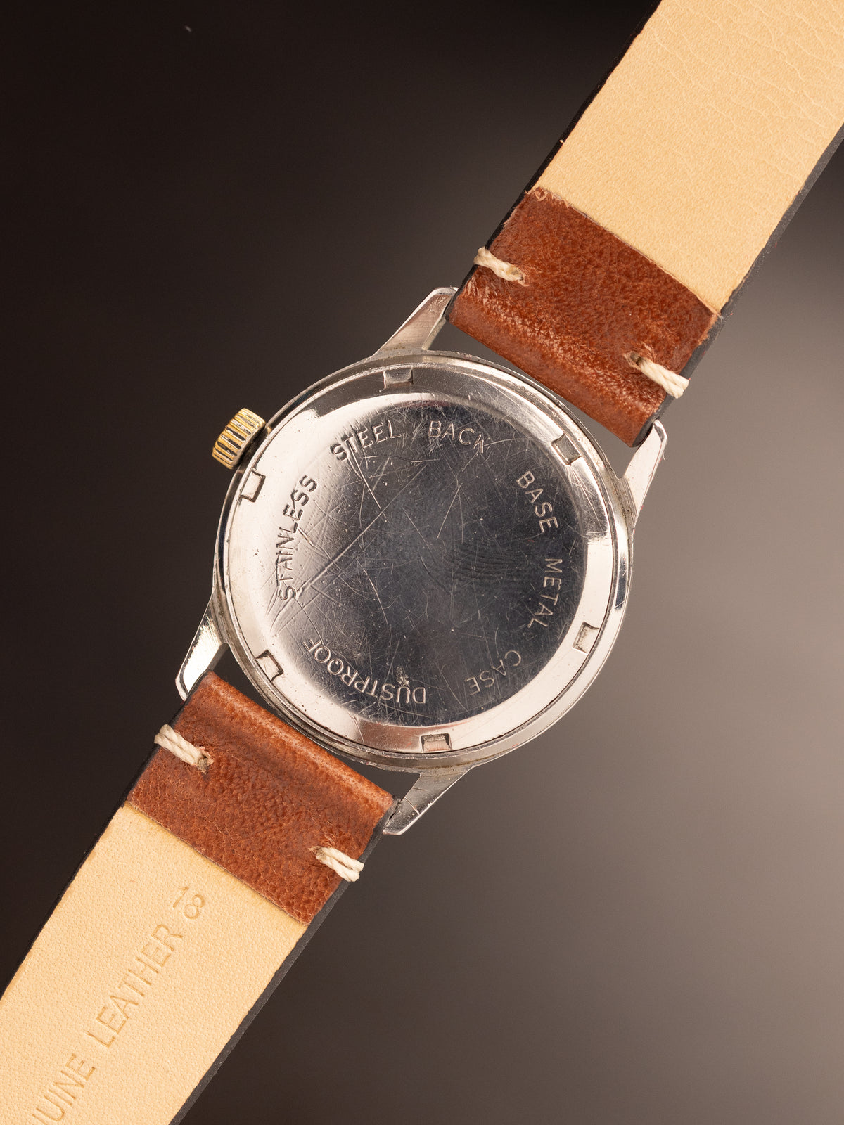 Tressa 17 Jewels Brown White Thread Strap (Ref. Unknown) (33mm; Manual)