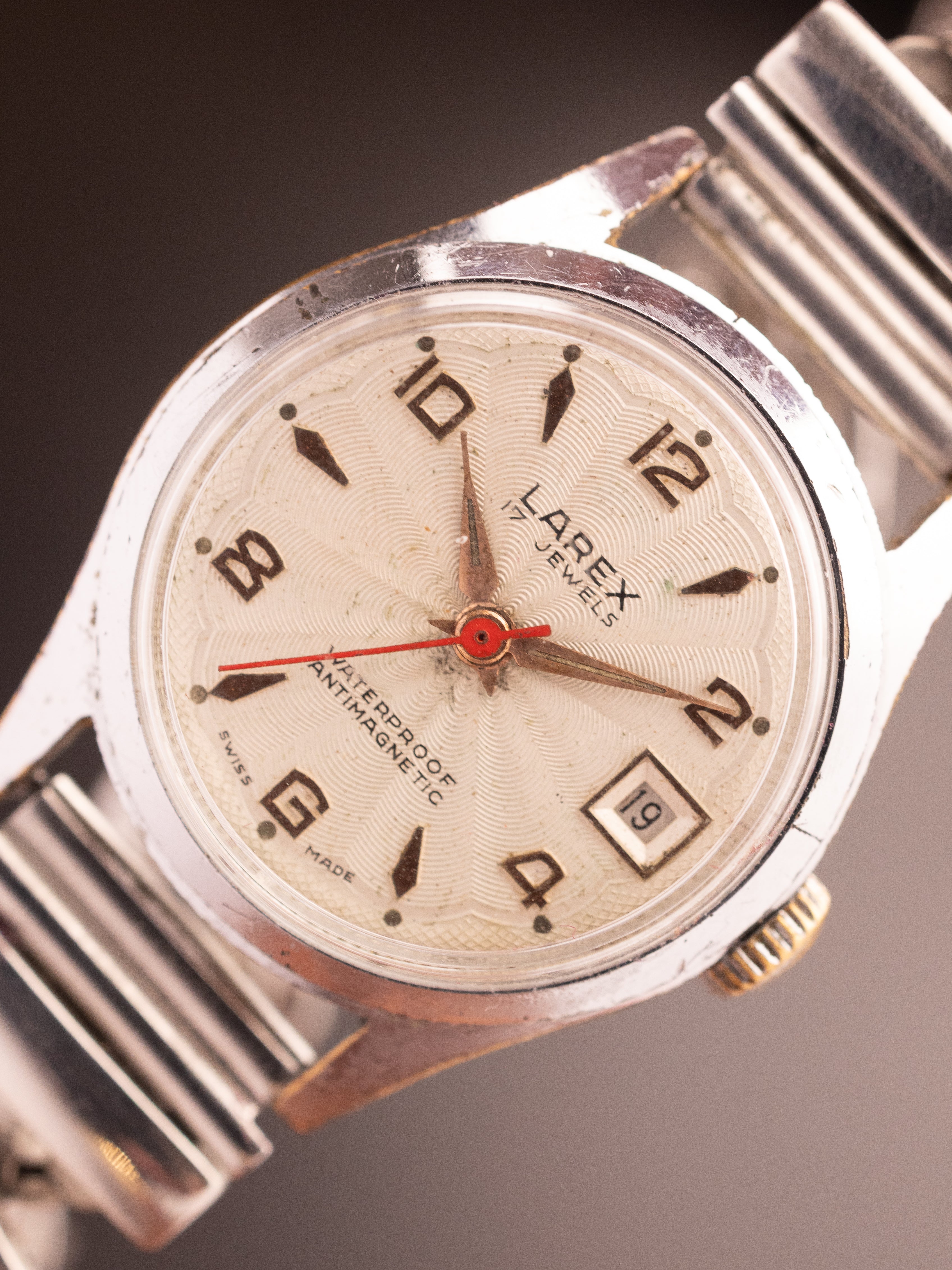 Larex 17 Jewels Sunburst (Ref. 482) (28mm; Manual)