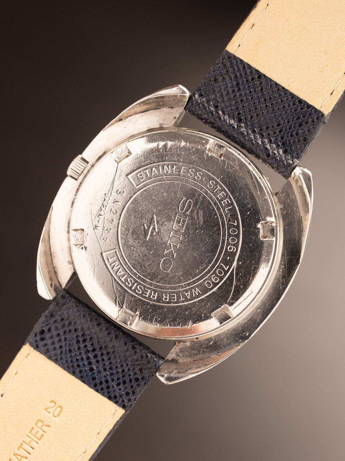 Seiko Hi Beat " Batman " 3N2733 (Ref. 7006-7090) (40mm; Automatic) (Rare)