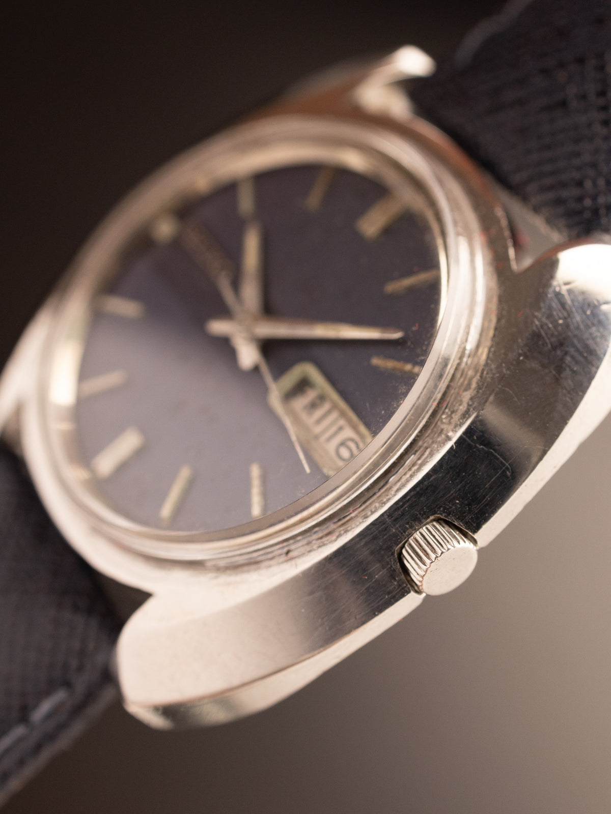 Seiko Hi Beat " Batman " 3N2733 (Ref. 7006-7090) (40mm; Automatic) (Rare)