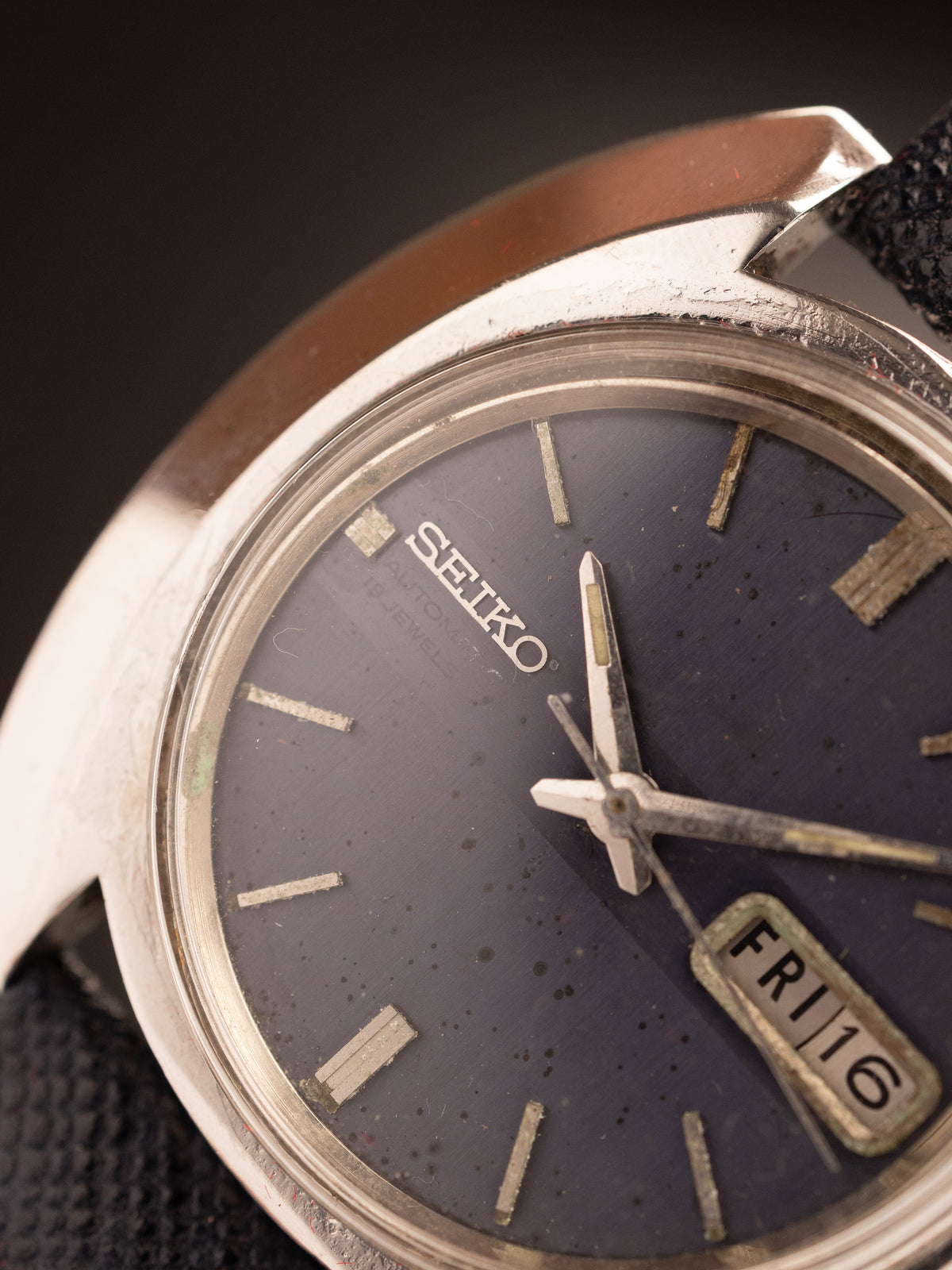 Seiko Hi Beat " Batman " 3N2733 (Ref. 7006-7090) (40mm; Automatic) (Rare)