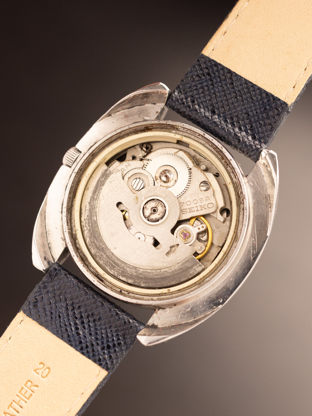 Seiko Hi Beat " Batman " 3N2733 (Ref. 7006-7090) (40mm; Automatic) (Rare)