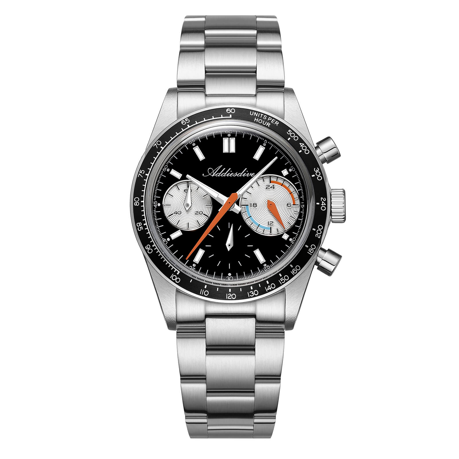 ★Holiday Sale★ADDIESDIVE 37mm VK63 Racing Chronograph Quartz Watch AD2539