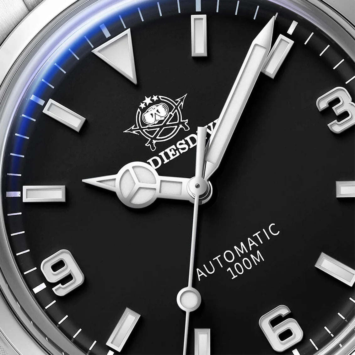 ADDIESDIVE 38mm Domed Crystal Explore Watch 100M (AD2112)