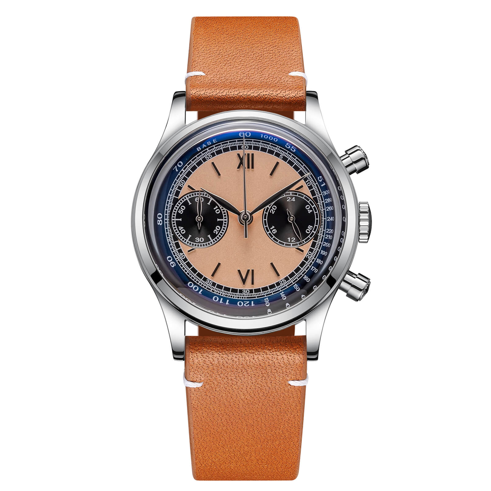 ★Holiday Sale★ADDIESDIVE Panda BB Chronograph Retro Men Watch 38mm Quartz Watch, AD2037