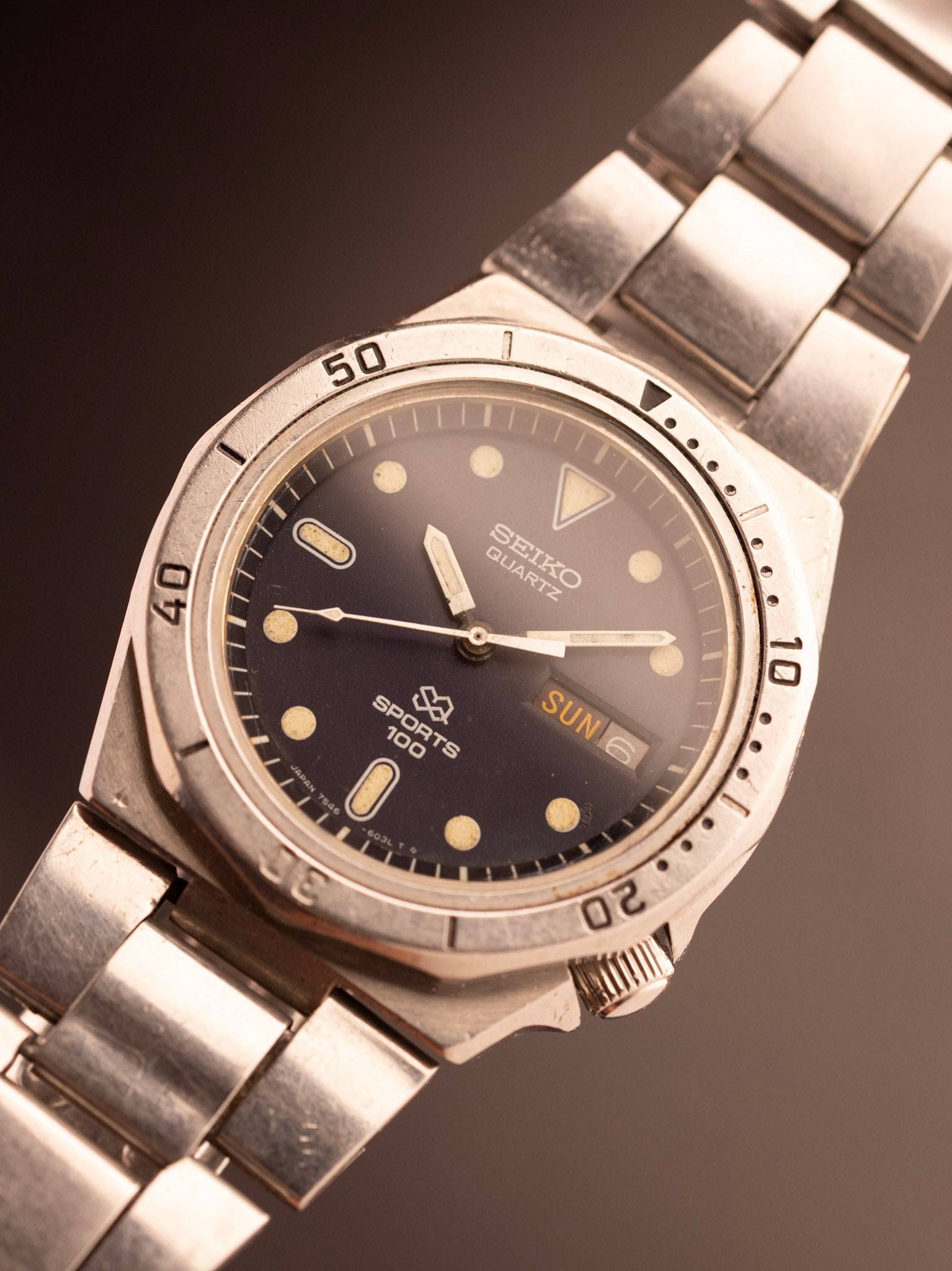 Seiko Sports 100 861095 (Ref. 7546-6030) (38mm; Quartz) (Rare)