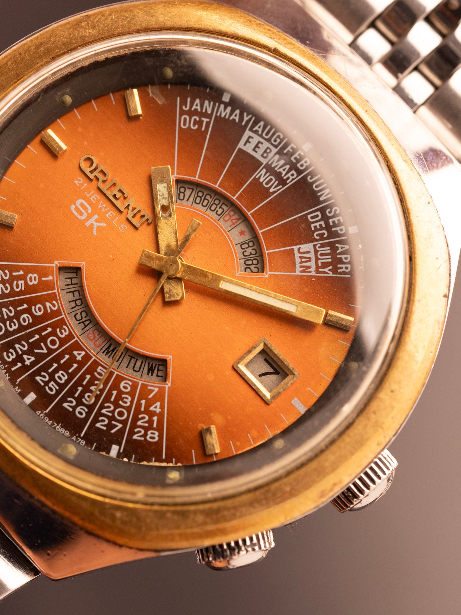 Orient Jumbo Sea King Perpetual Calendar (Ref. H469778-9B PY) (42mm; Automatic) (Rare)