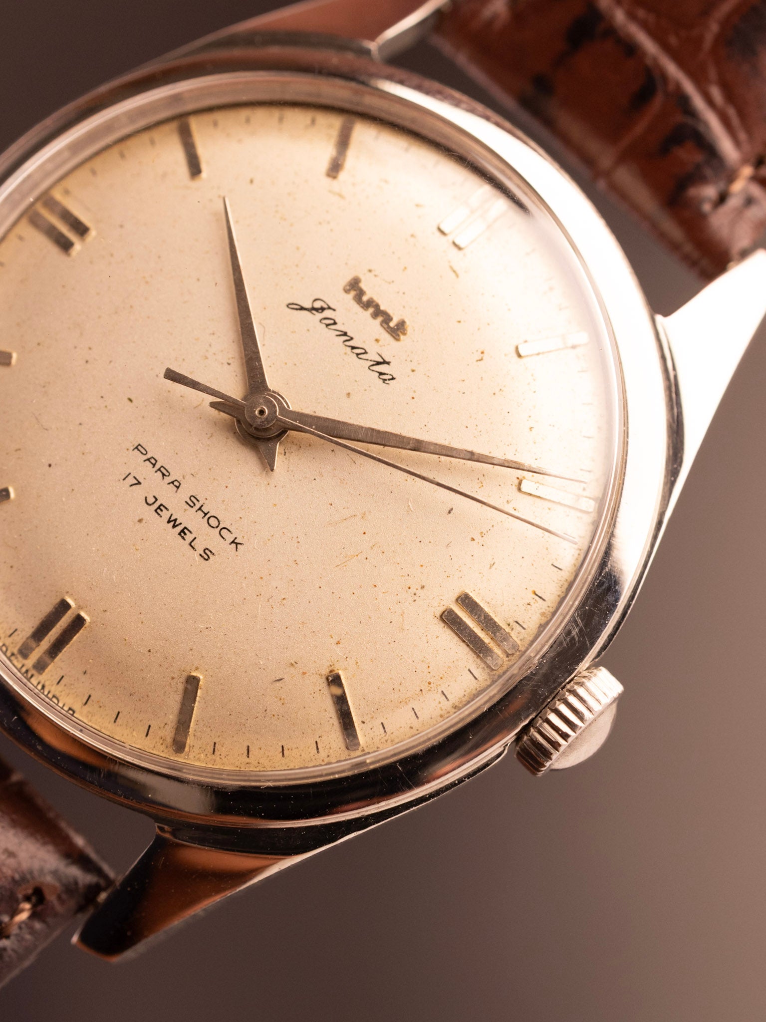 HMT Janata Classic Silver Indices (Ref. 140278) (35mm; Manual)