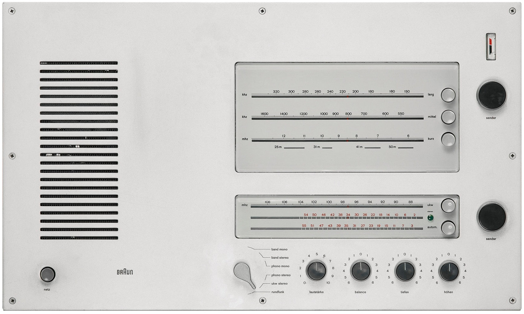 Braun Hi-Fi Wall Unit Stereo System 1965 Dieter Rams Design
