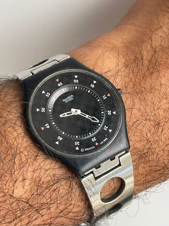 中古 ヴィンテージ Swatch Skin AG 1999 SFB107