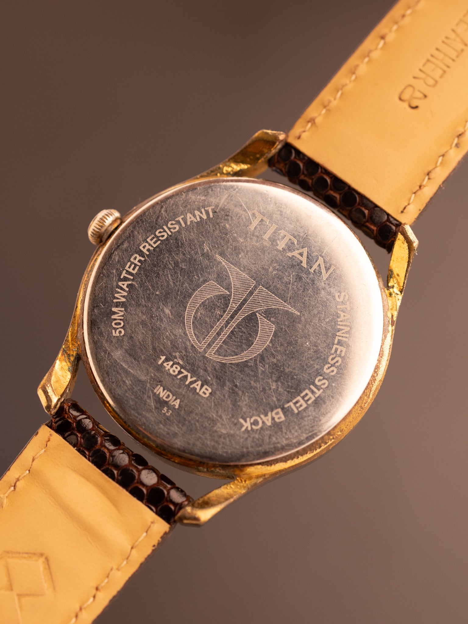 Titan Triple Calender Moon Phase New Edition (Ref. 1487YAB) (38mm; Quartz)