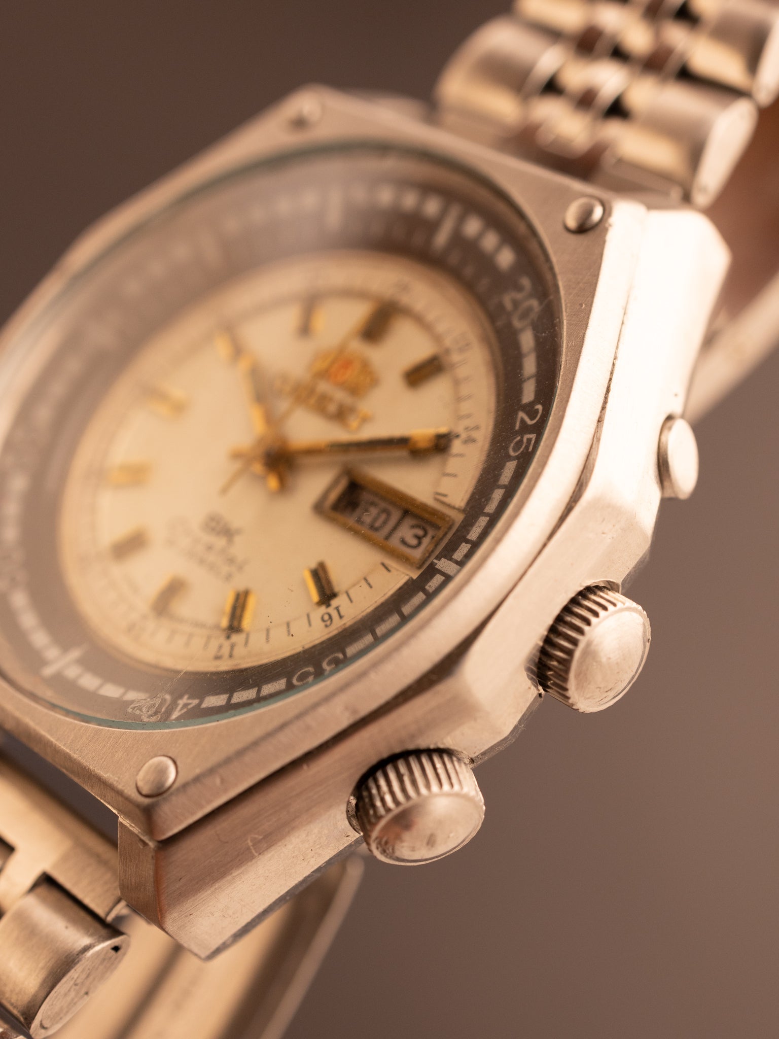 Orient Jumbo Sea King Crystal (Ref. Y-4691350-4A) (42mm; Automatic) (Rare)