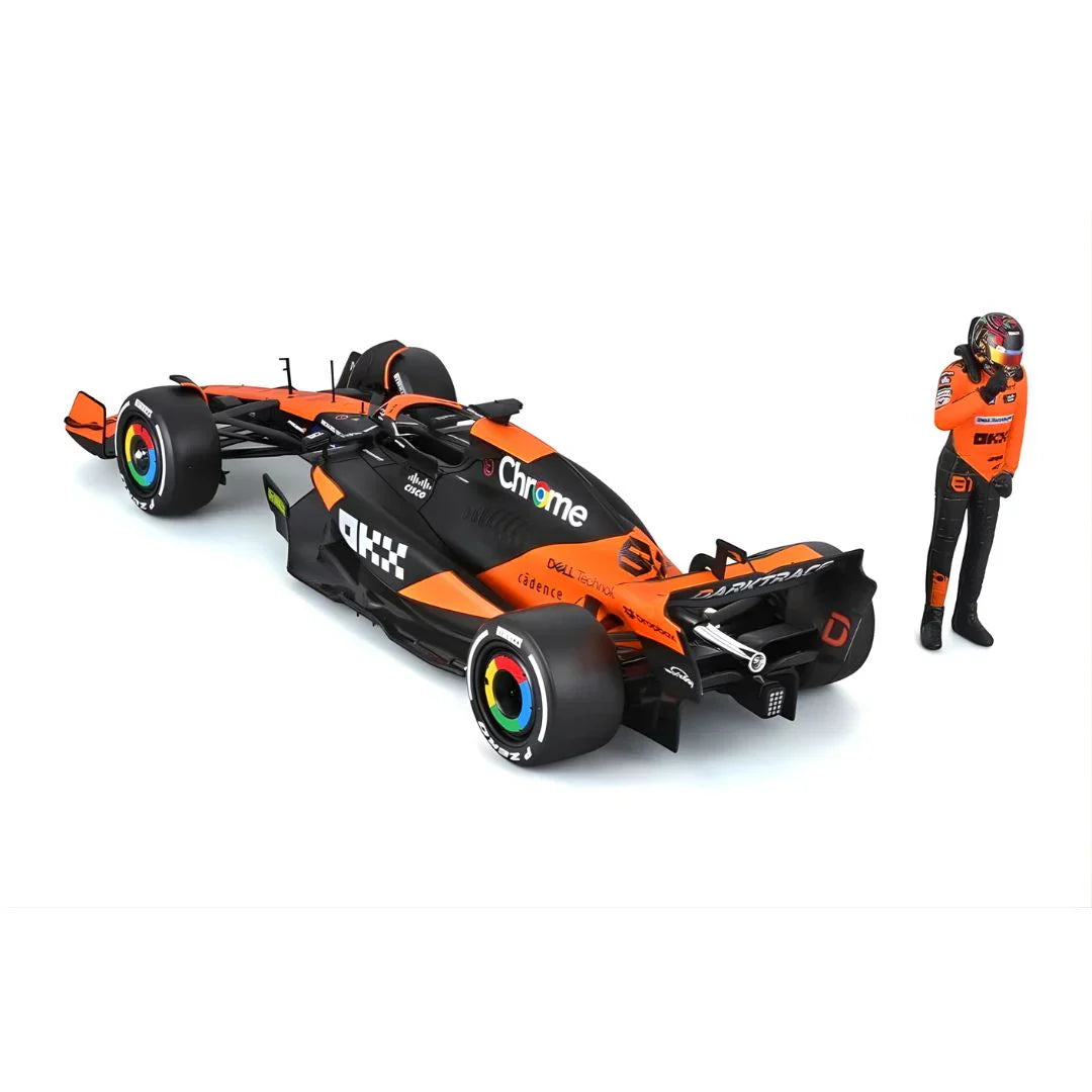 Bburago - 1 : 24 Diecast Scale Model -  Official Licensed Product - F1 Mclaren Mcl38 Miami Grand Prix 2024 81 Oscar Piastri