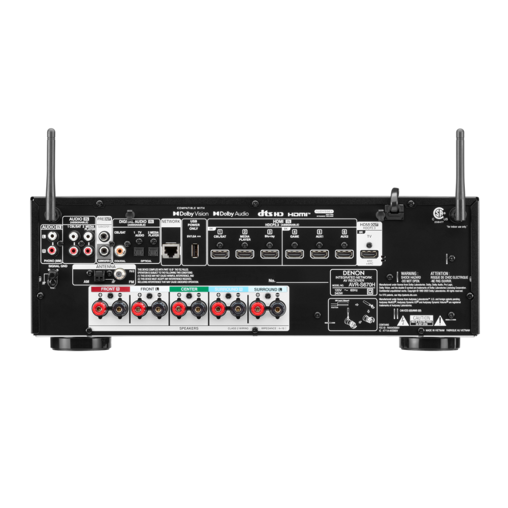 Denon AVR-S670H AV Receiver