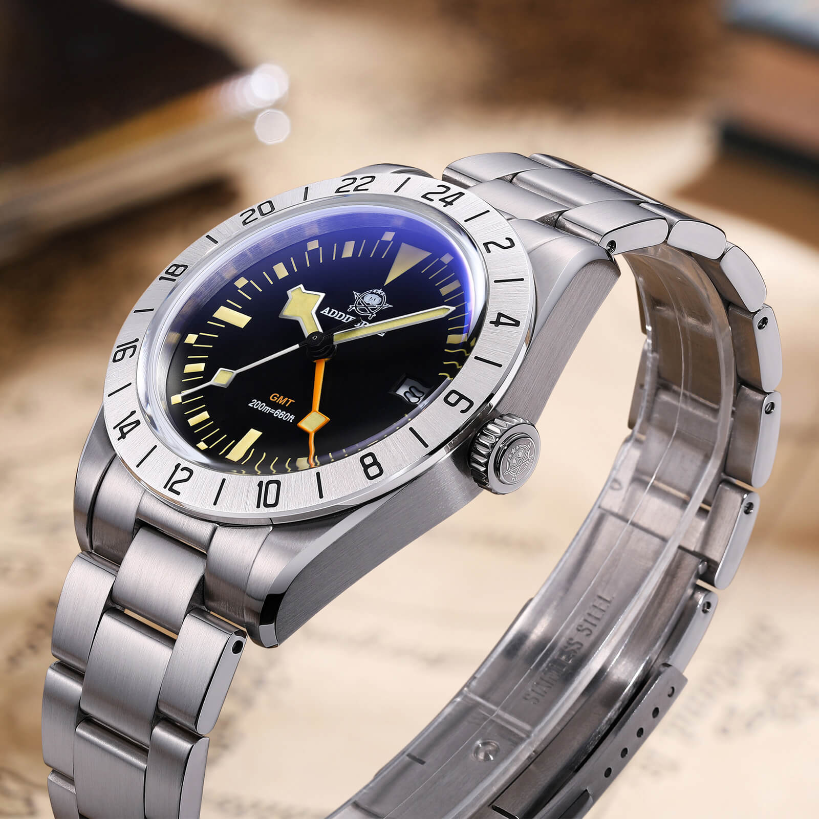 ★Holiday Sale★ADDIESDIVE 39mm BB GMT Quartz Watch RONDA515 Movement（AD2035/AD2036）