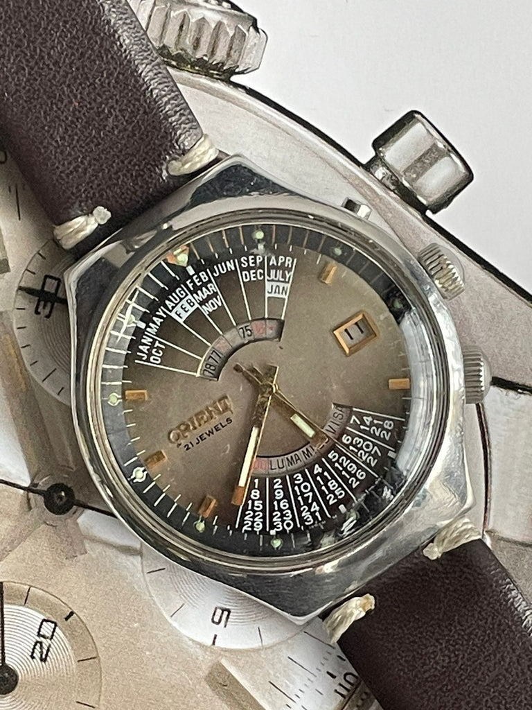 Buy Vintage Watch Orient Multi year Calendar (1980 s) The Buy Vintage Watch Orient Multi year Calendar (1980 s) The