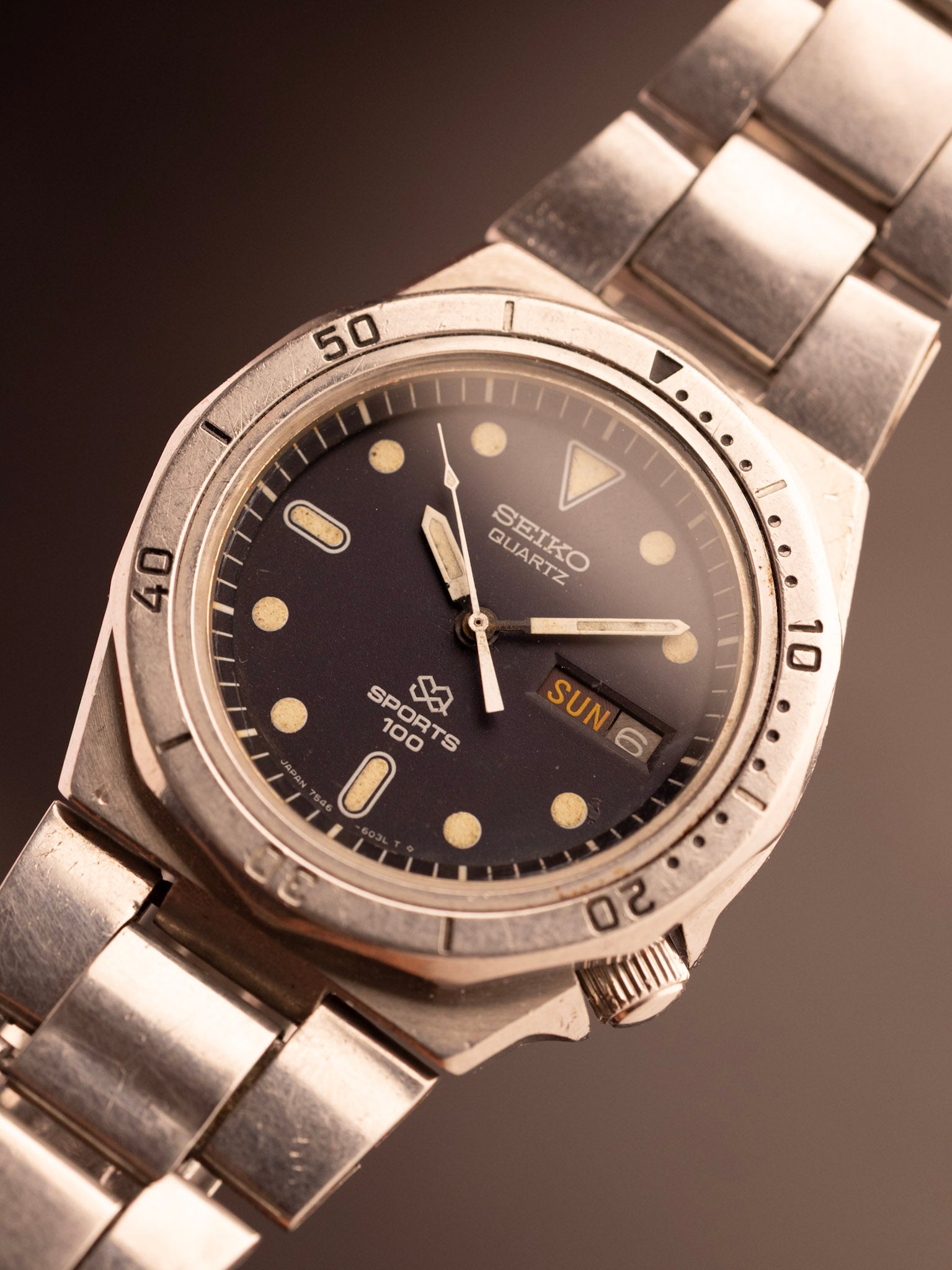 Seiko Sports 100 861095 (Ref. 7546-6030) (38mm; Quartz) (Rare)
