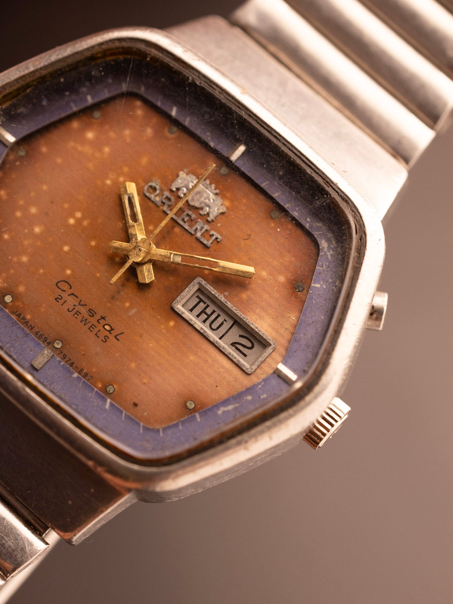 Orient Crystal Tonneau (Ref. G-469797-4A CA) (37mm; Automatic)
