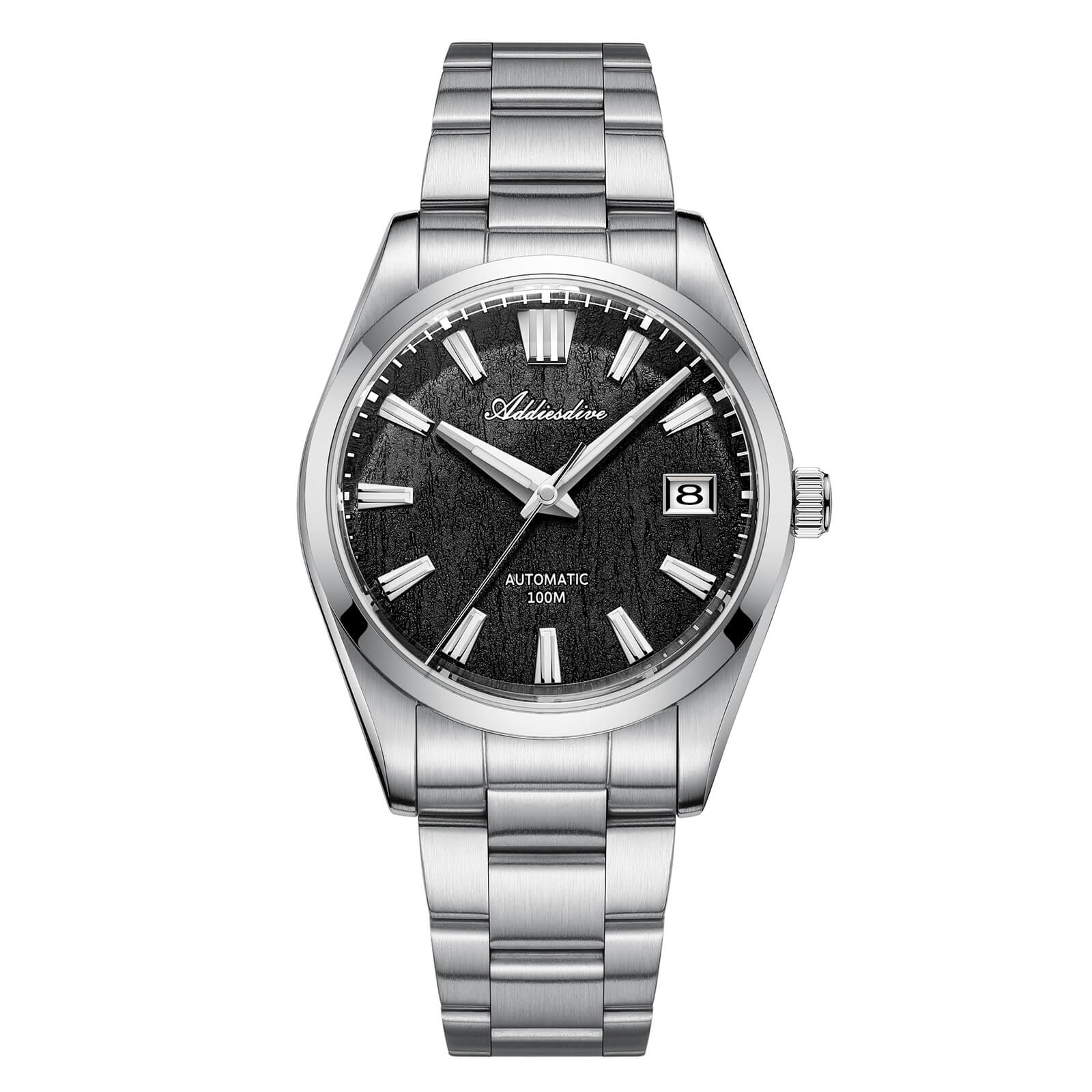 ★Holiday Sale★ADDIESDIVE 39mm 3D Bark Texture Dial NH35 Automatic Watch AD2075