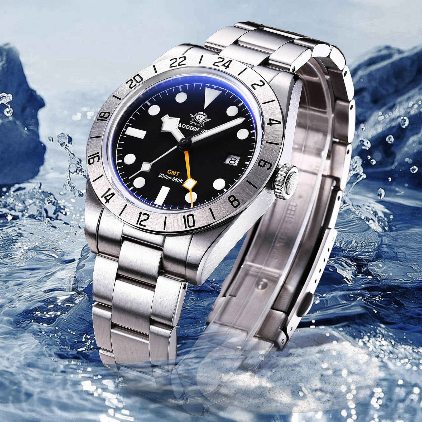 ★Holiday Sale★ADDIESDIVE 39mm BB GMT Quartz Watch RONDA515 Movement（AD2035/AD2036）