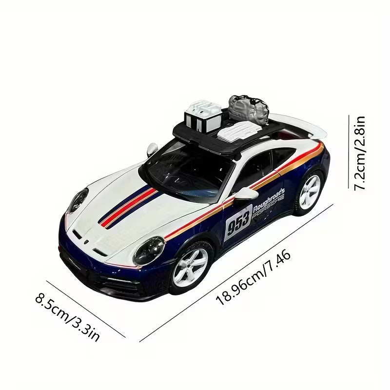 Bburago - 1 : 24 Diecast Scale Model -  Official Licensed Product - Porsche 911 Dakar