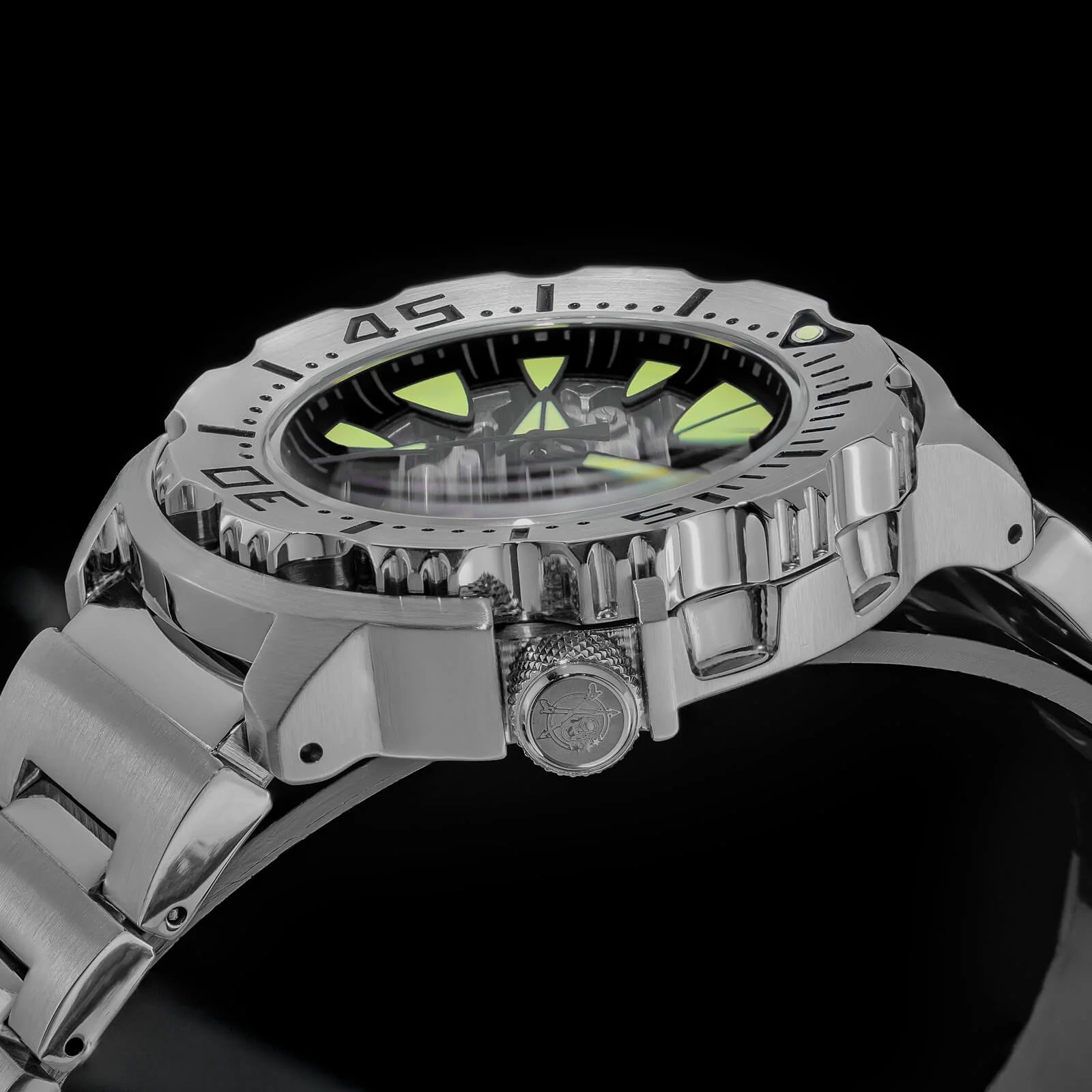 ADDIESDIVE OceanMonster Dive Watch AD2103-skeleton