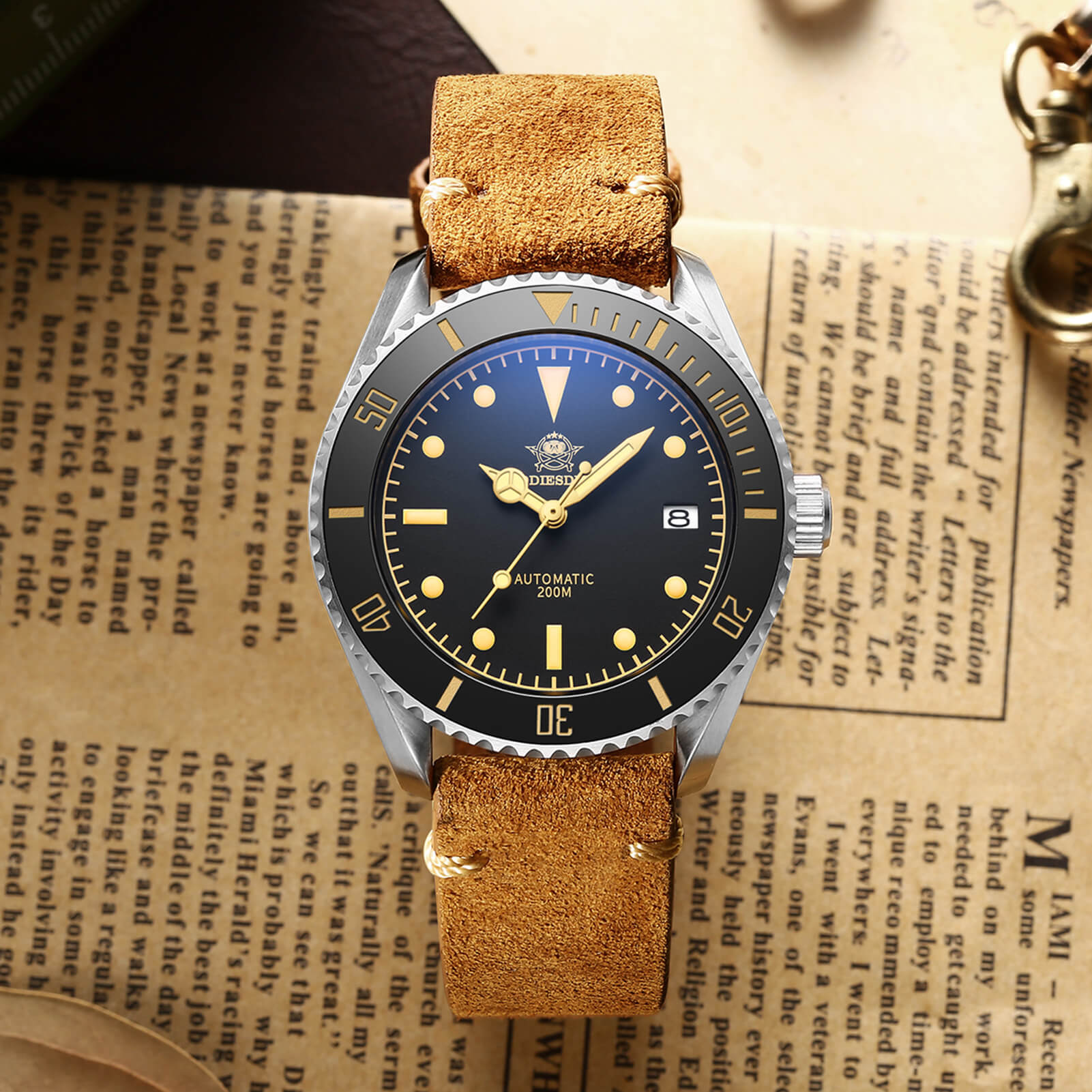 ADDIESDIVE® 40mm Dive Watch Automatic Scuba Watch AD2101