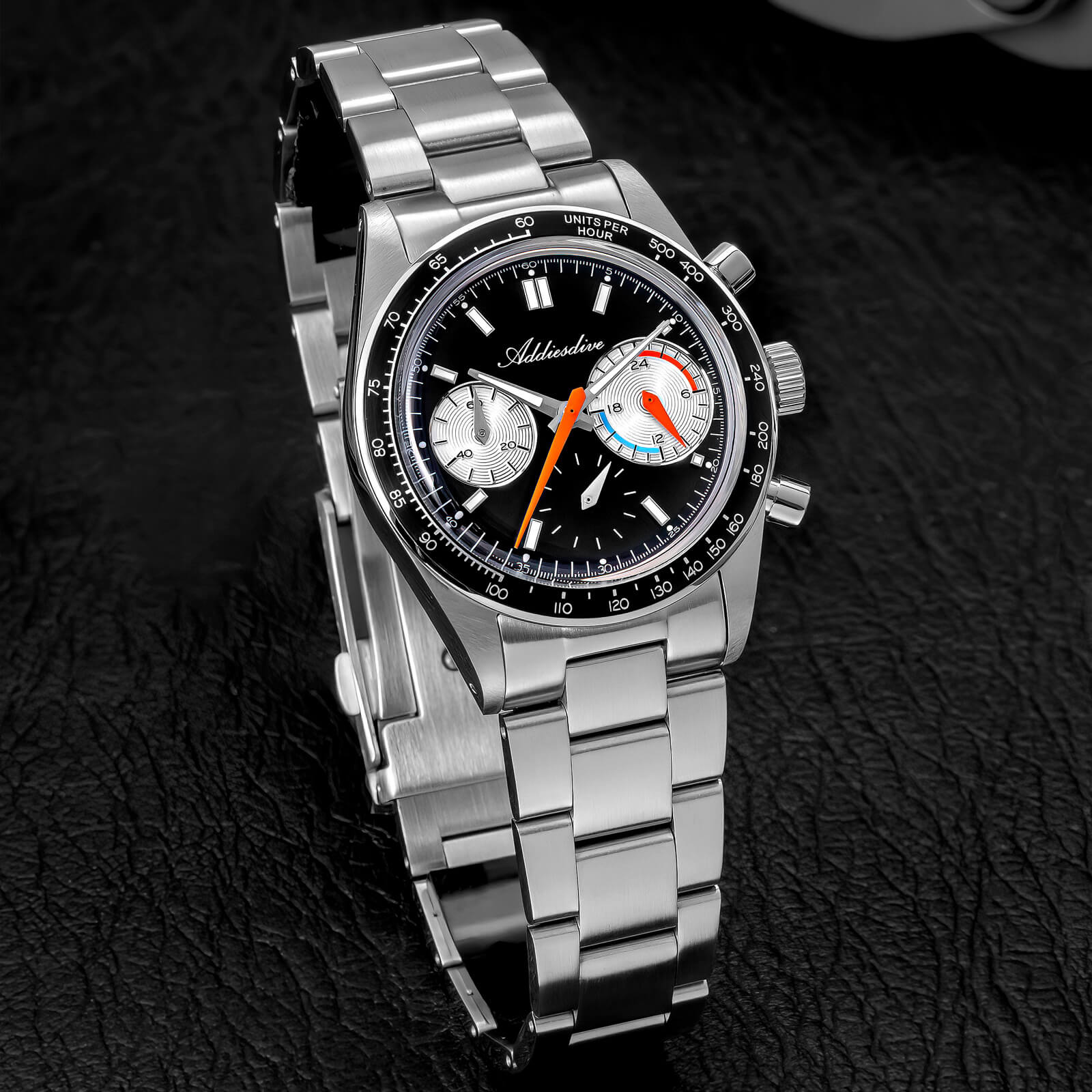 ★Holiday Sale★ADDIESDIVE 37mm VK63 Racing Chronograph Quartz Watch AD2539