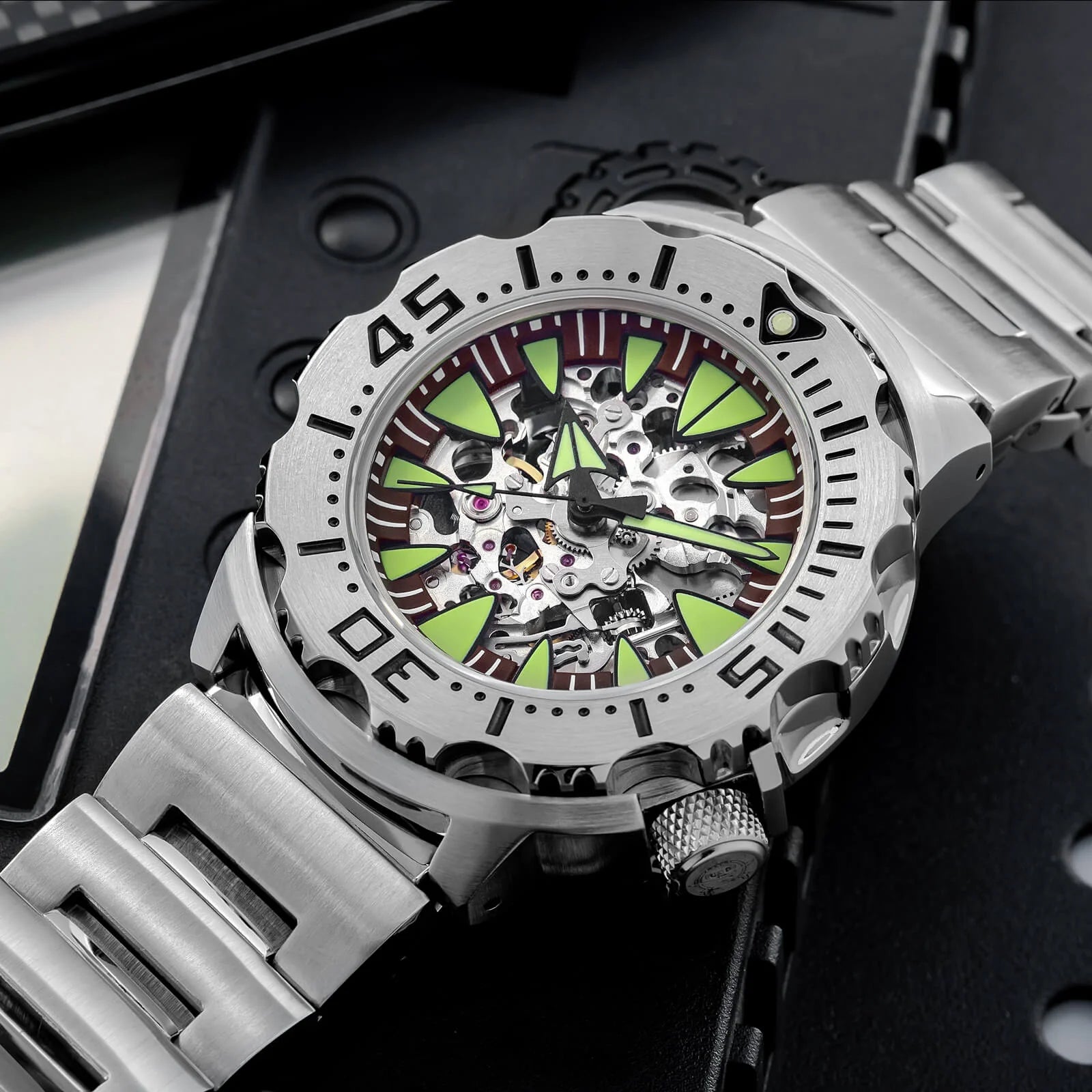 ADDIESDIVE OceanMonster Dive Watch AD2103-skeleton