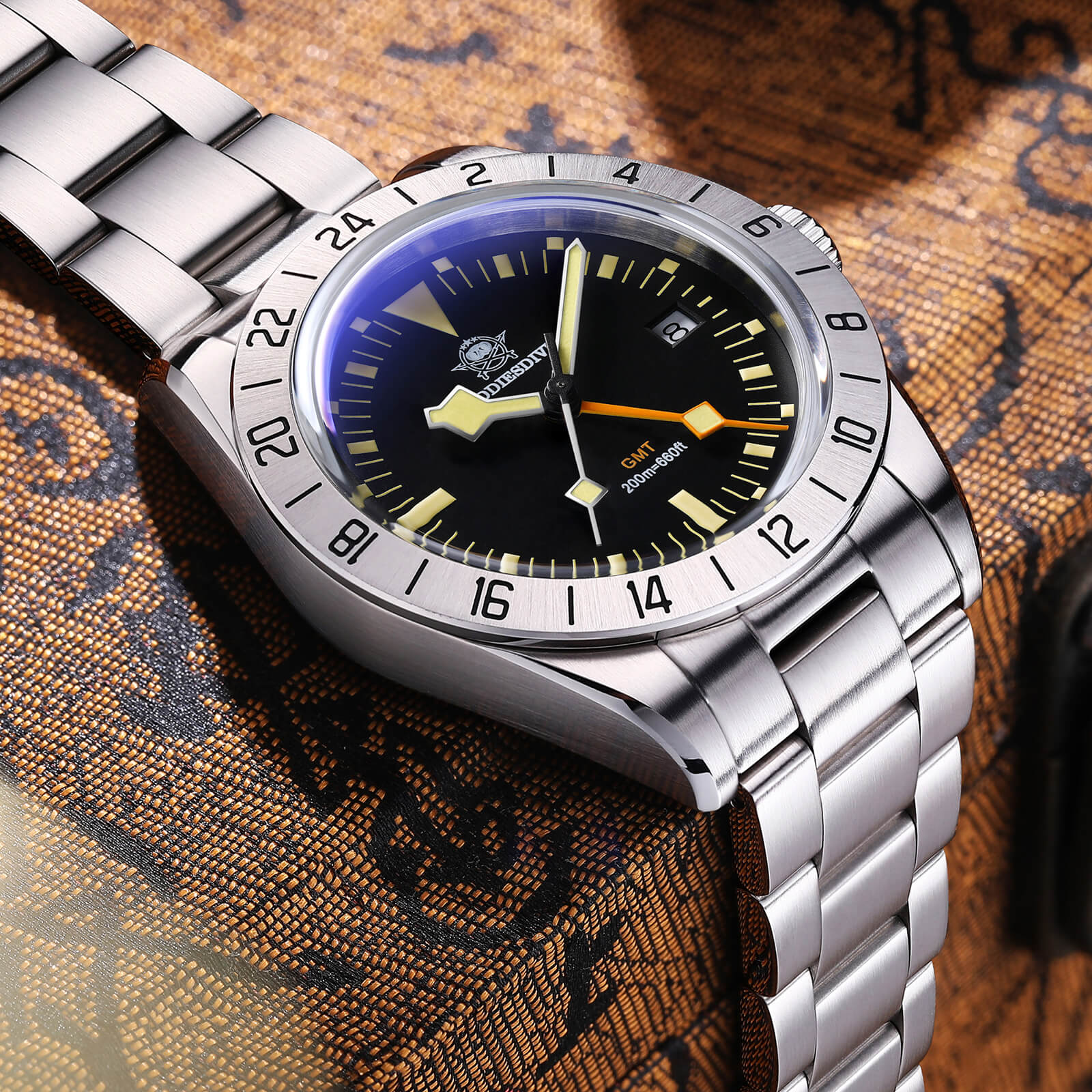 ★Holiday Sale★ADDIESDIVE 39mm BB GMT Quartz Watch RONDA515 Movement（AD2035/AD2036）