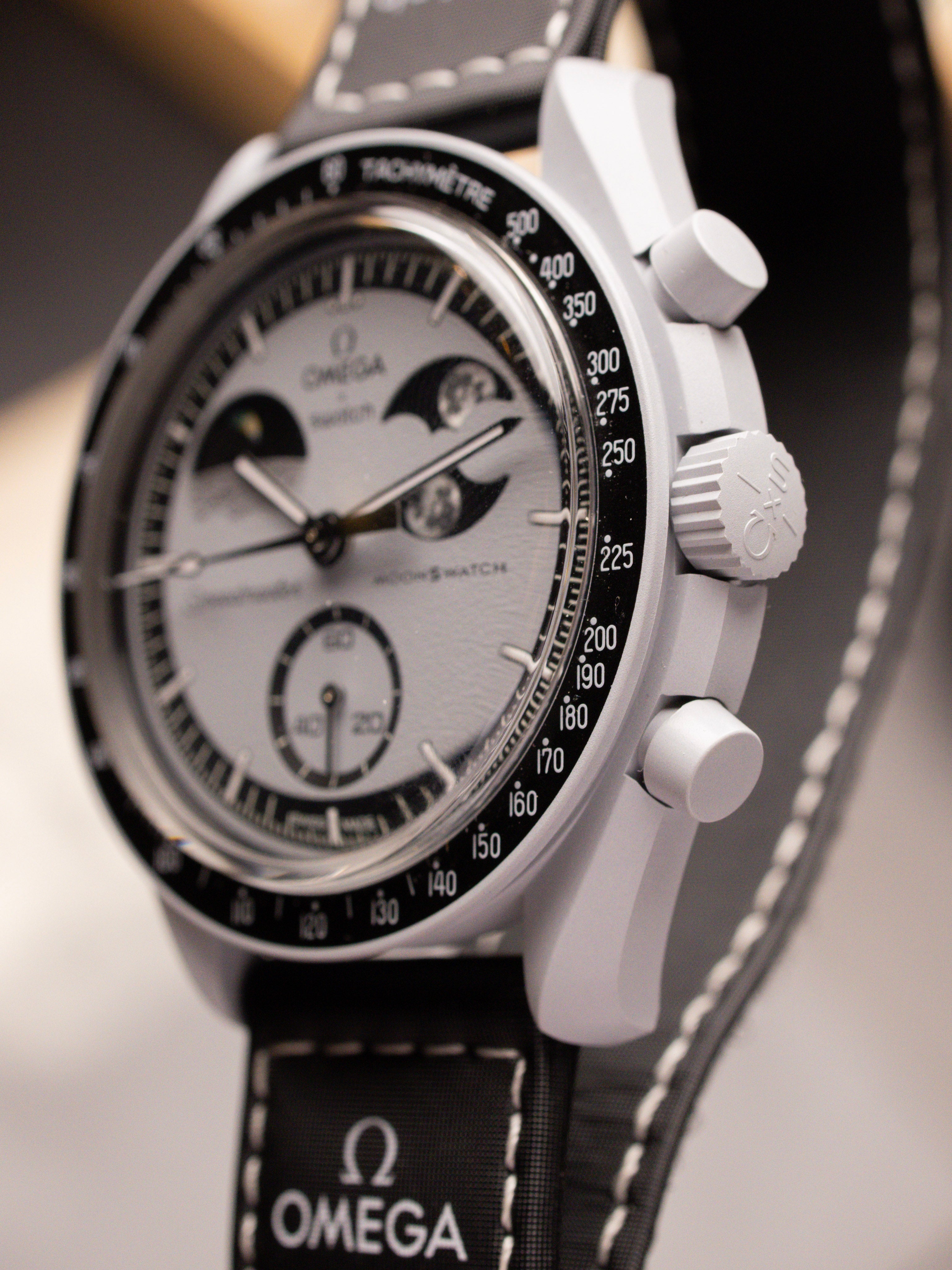 Omega × Swatch Bioceramic Moonswatch — Mission to Earthphase