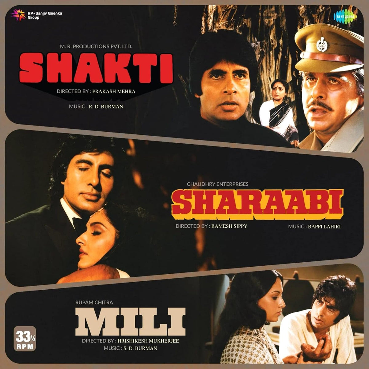 R. D. Burman - Shakti / Sharaabi / Mili  (Quick Ship)