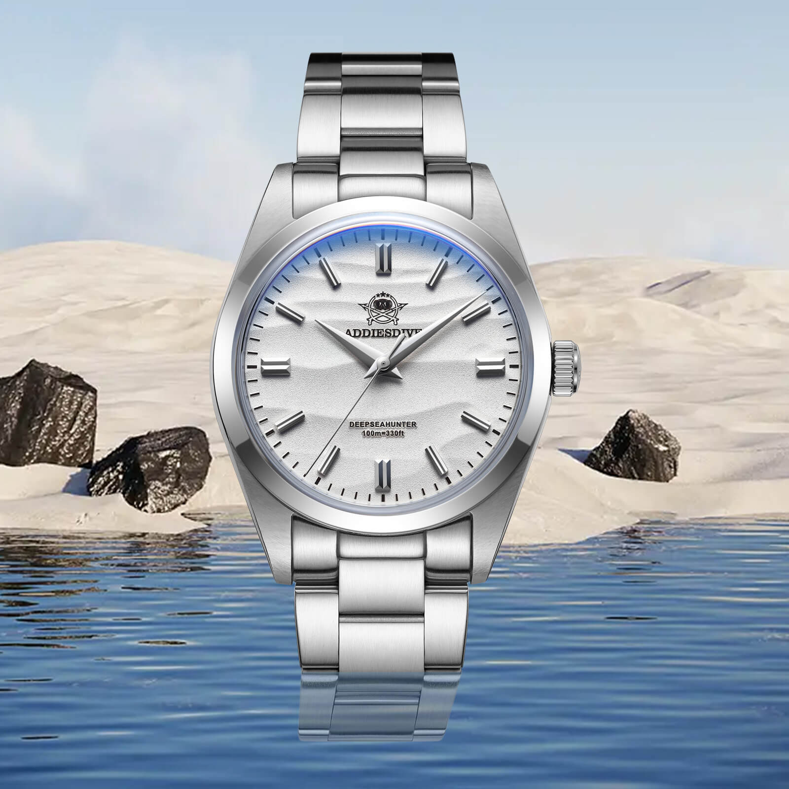 ADDIESDIVE 36mm Quartz Watch VH31 Movement （AD2030