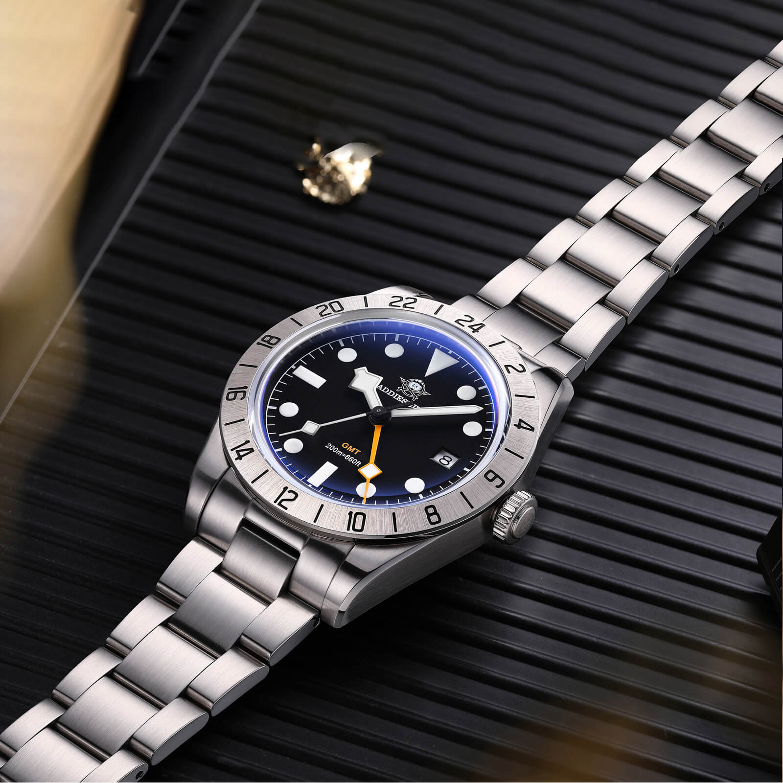 ★Holiday Sale★ADDIESDIVE 39mm BB GMT Quartz Watch RONDA515 Movement（AD2035/AD2036）