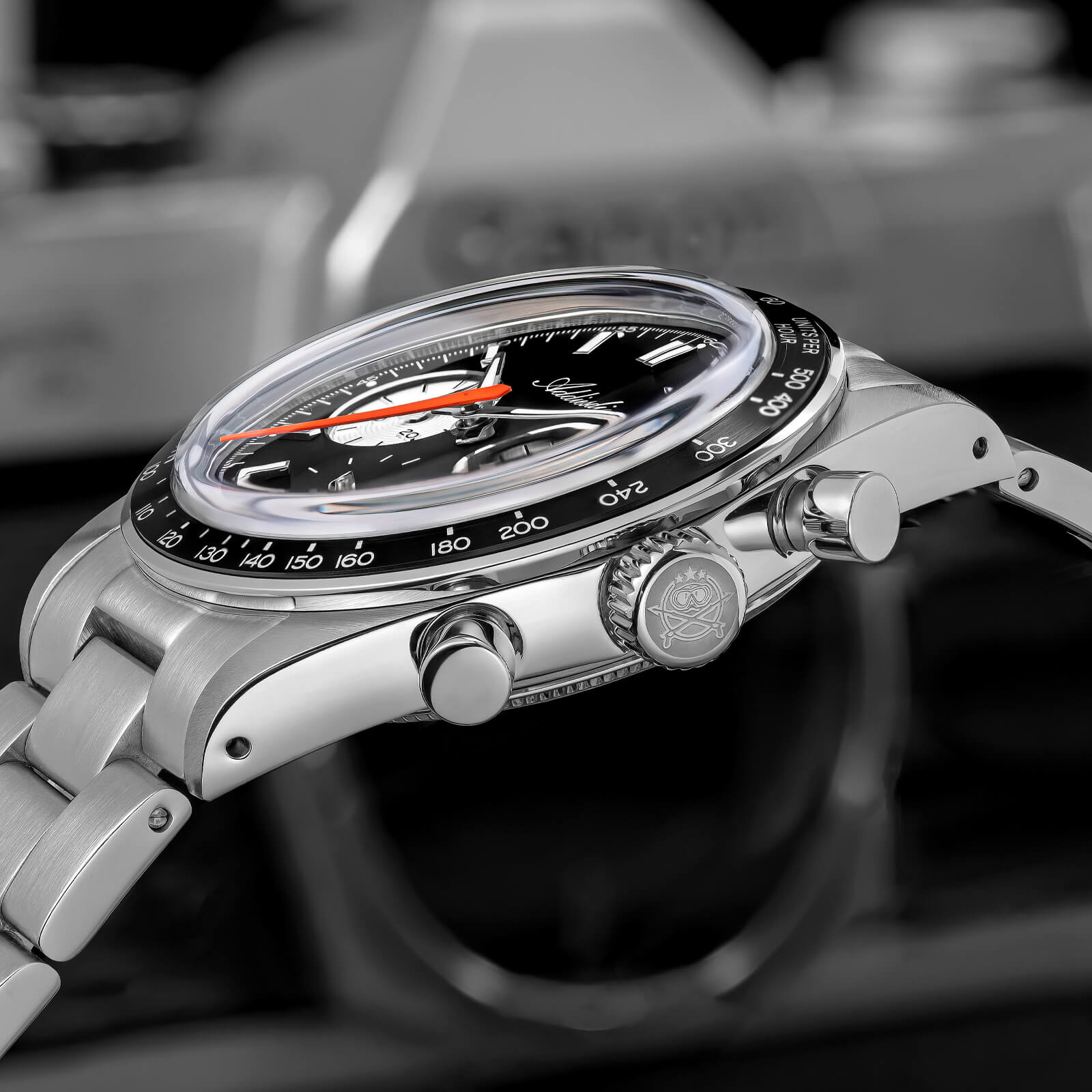 ★Holiday Sale★ADDIESDIVE 37mm VK63 Racing Chronograph Quartz Watch AD2539