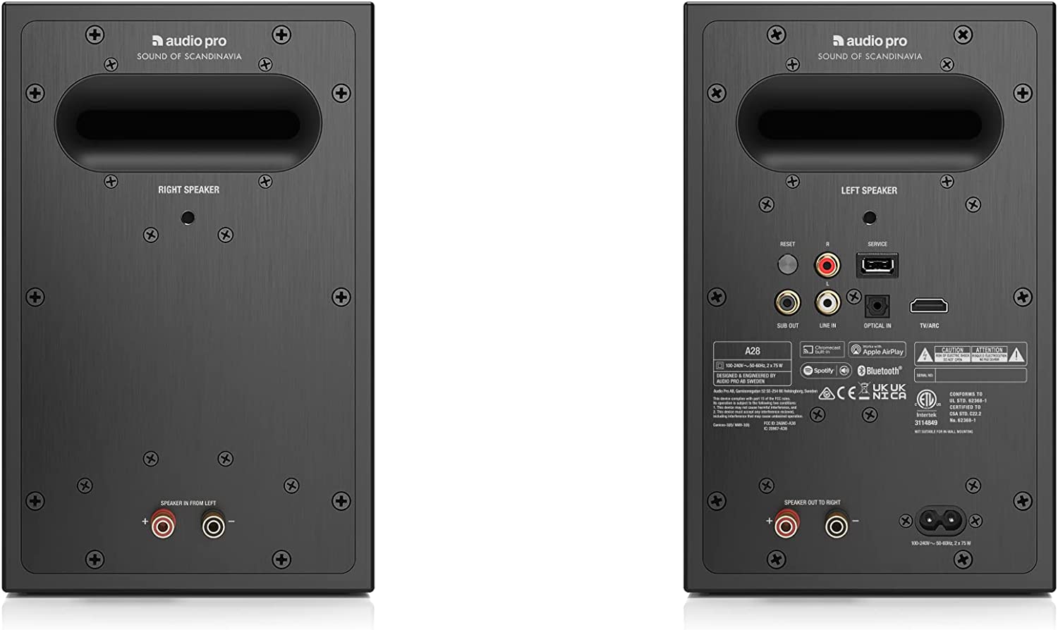 Audio Pro A28 Wireless Bookshelf Speakers