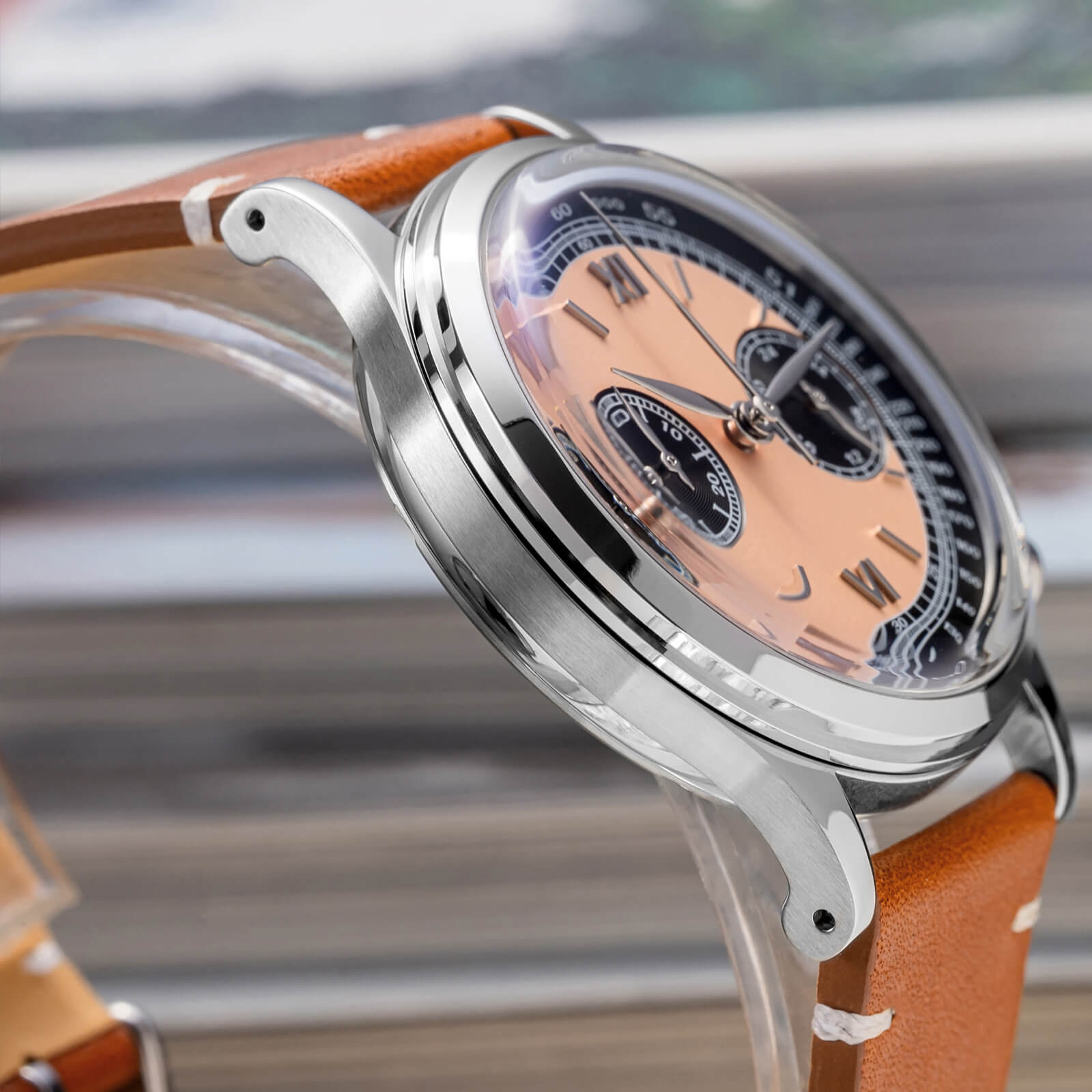 ★Holiday Sale★ADDIESDIVE Panda BB Chronograph Retro Men Watch 38mm Quartz Watch, AD2037